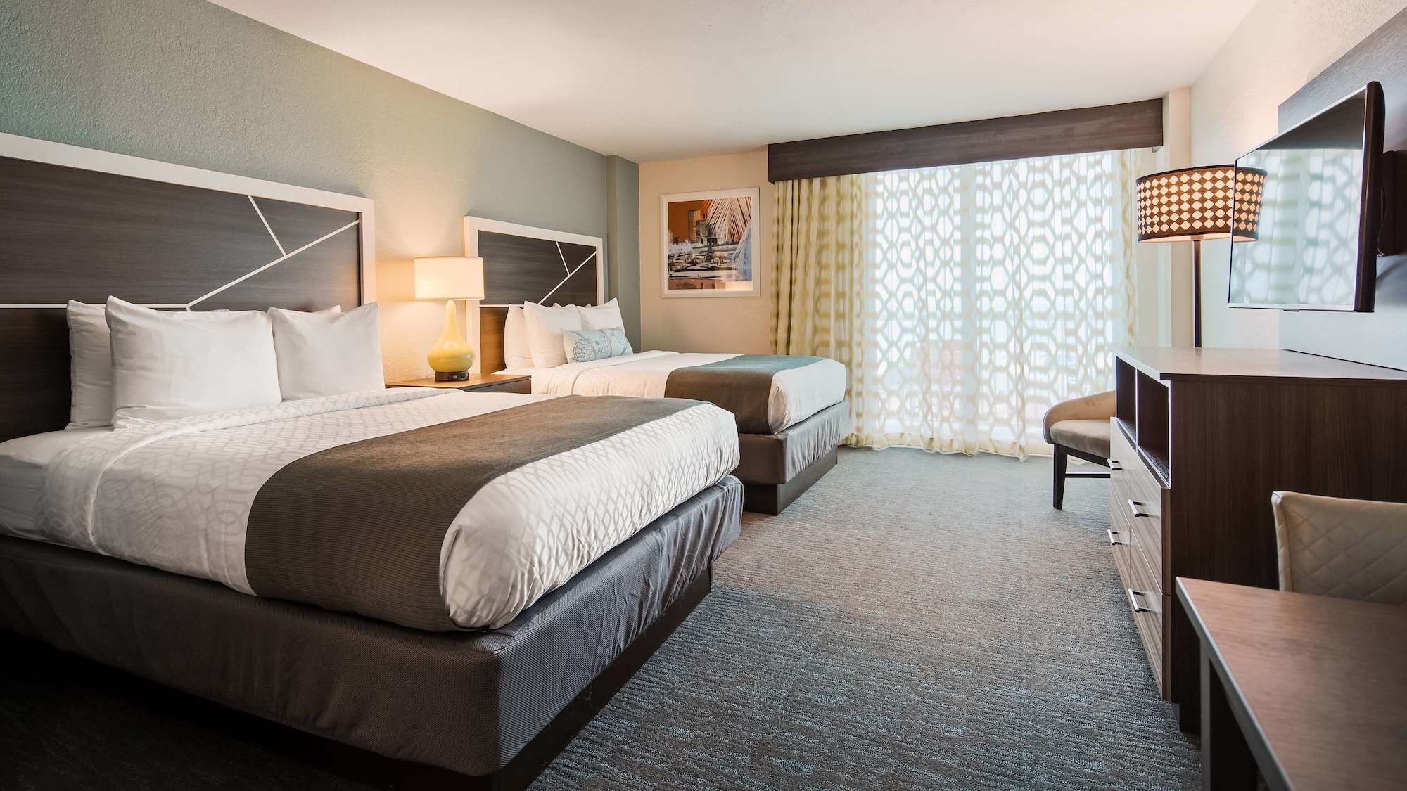 Standard, 2 Queen Beds, Ocean Front, Balcony