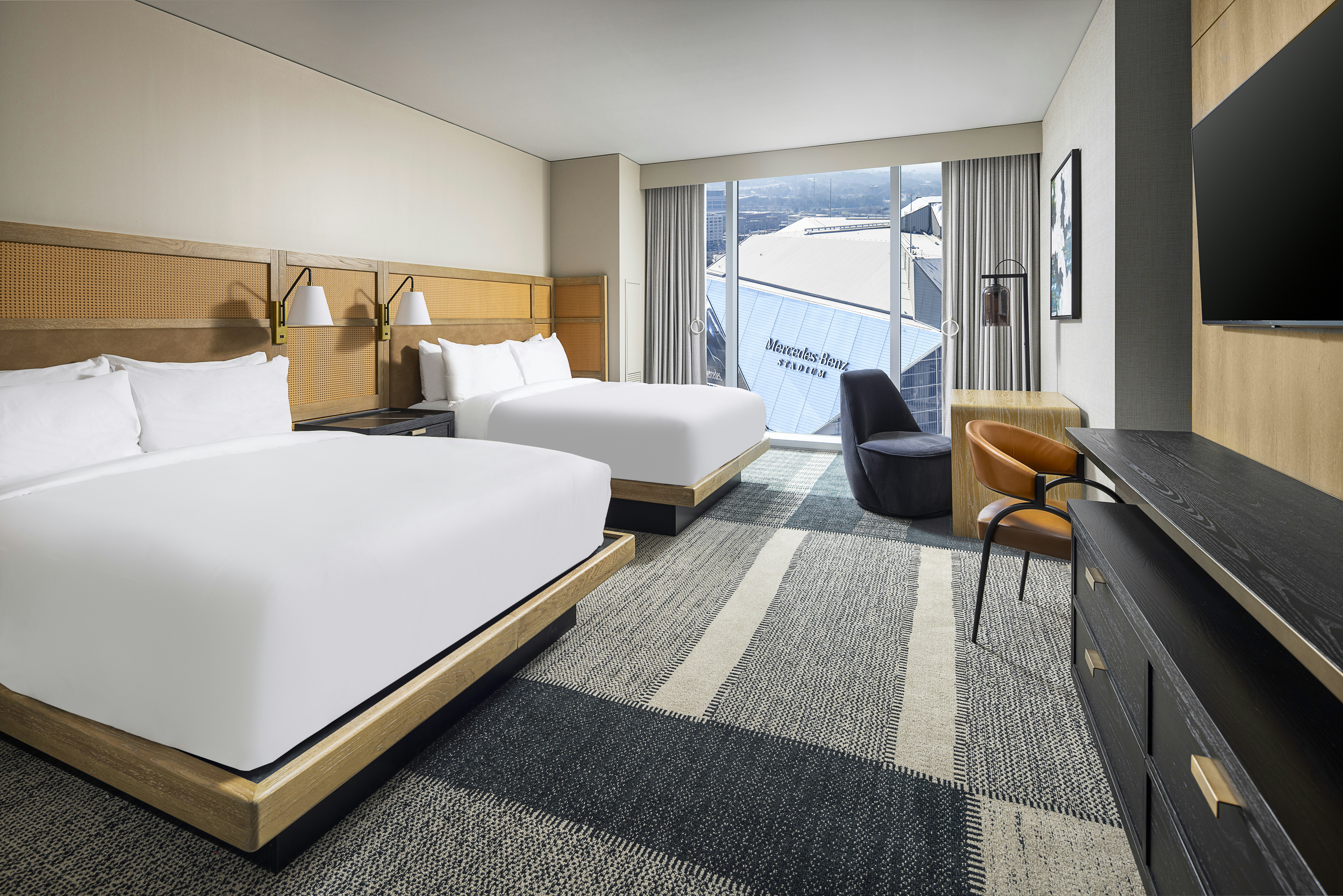 Room, 2 Queen Beds, Stadium View, Accessible