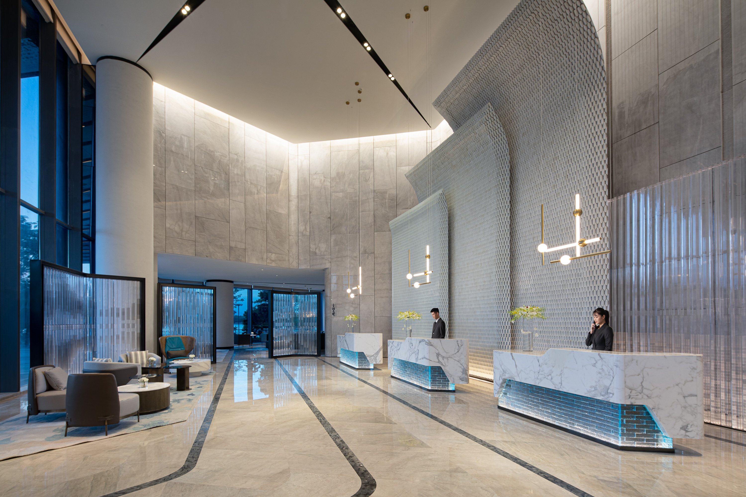 Lobby at Crowne Plaza Chaozhou Riverside, Chaozhou