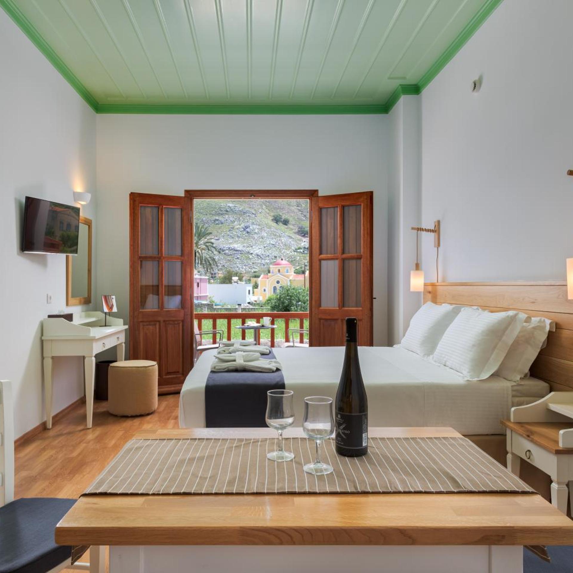 شقة سوبيريور بإطلالة على البحر بشرفة، A Symi Residences 4/7