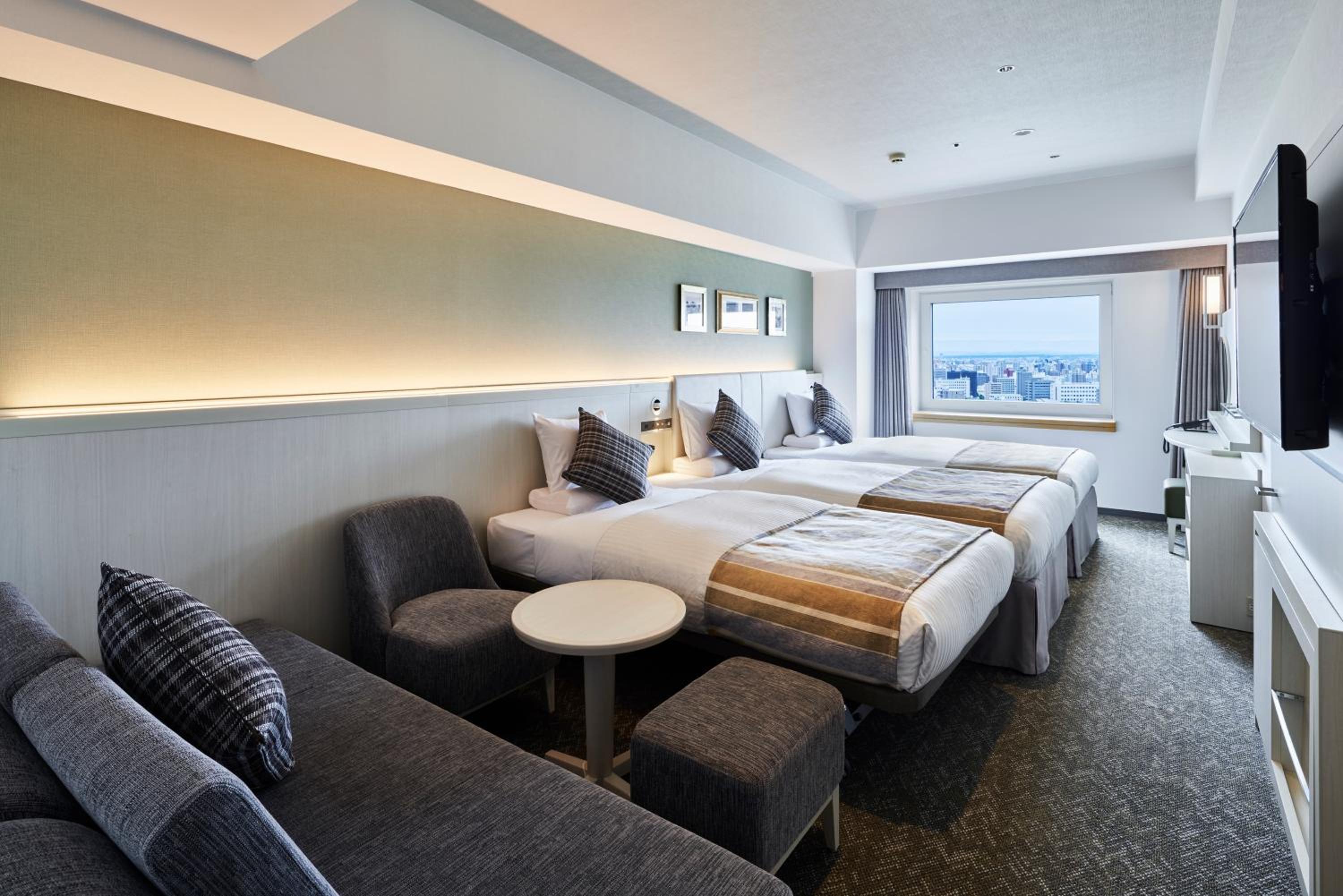 غرفة عائلية كومفورت ثلاثية لغير المدخنين، Hotel Mystays Premier Sapporo Park 3/6