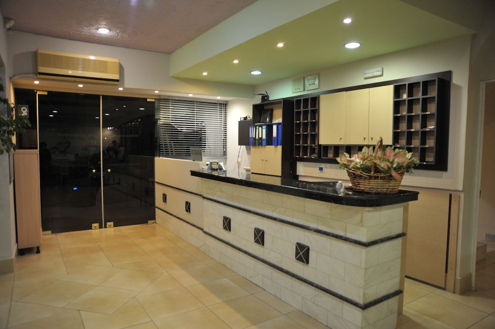 Lobby at Anseli Hotel Apartments and Studios, Kremasti