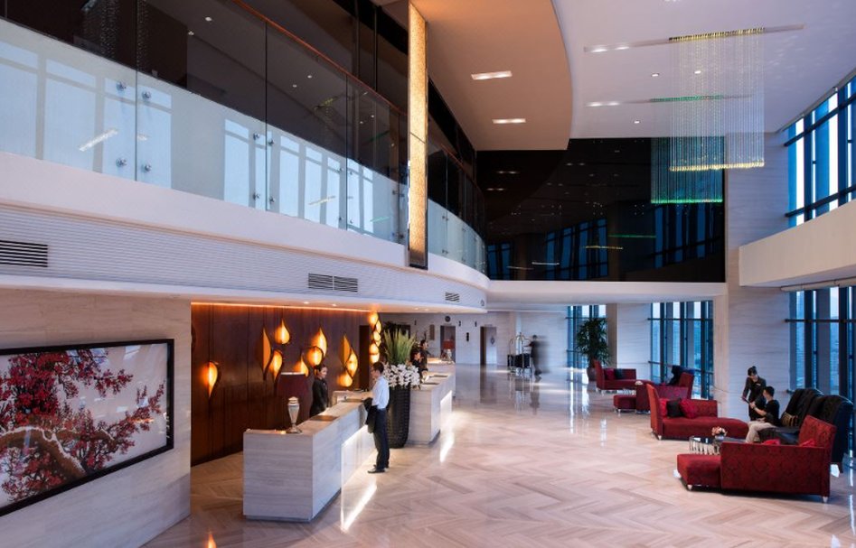 Lobby at Huaqiang Plaza Hotel, SHENZHEN