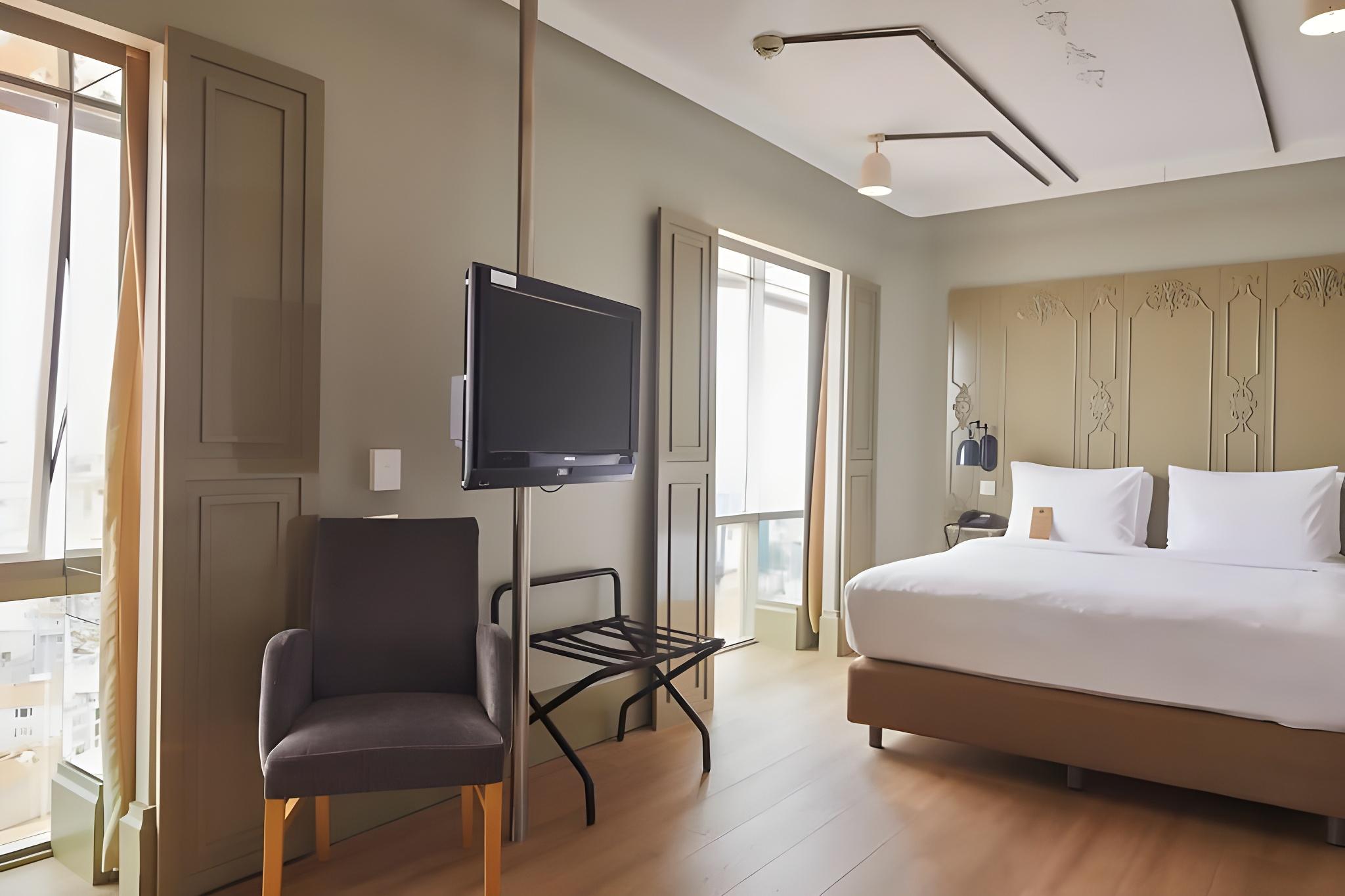 Deluxe, Single, Double Bed, City View