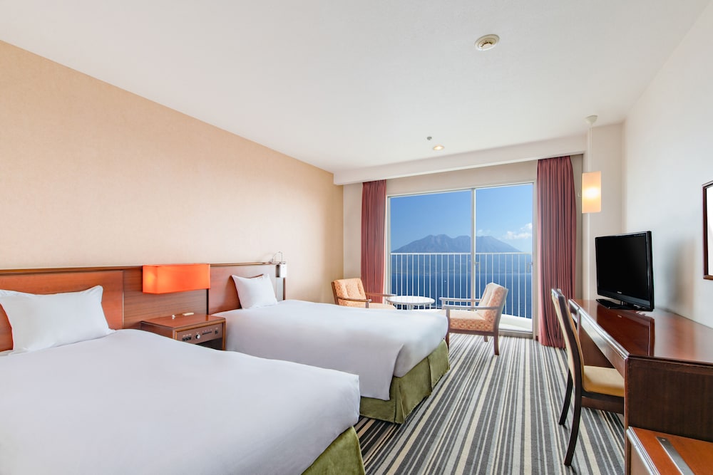 STANDARD, TWIN BEDS, SAKURAJIMA VIEW, NO CLEANING SERVICES