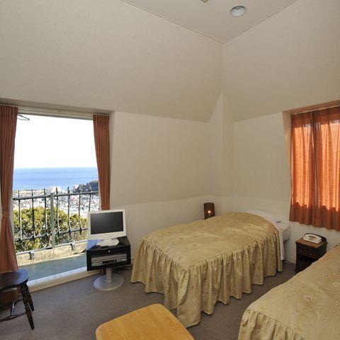 Room, Twin Beds, River View, Mountain View, Night View, Balcony