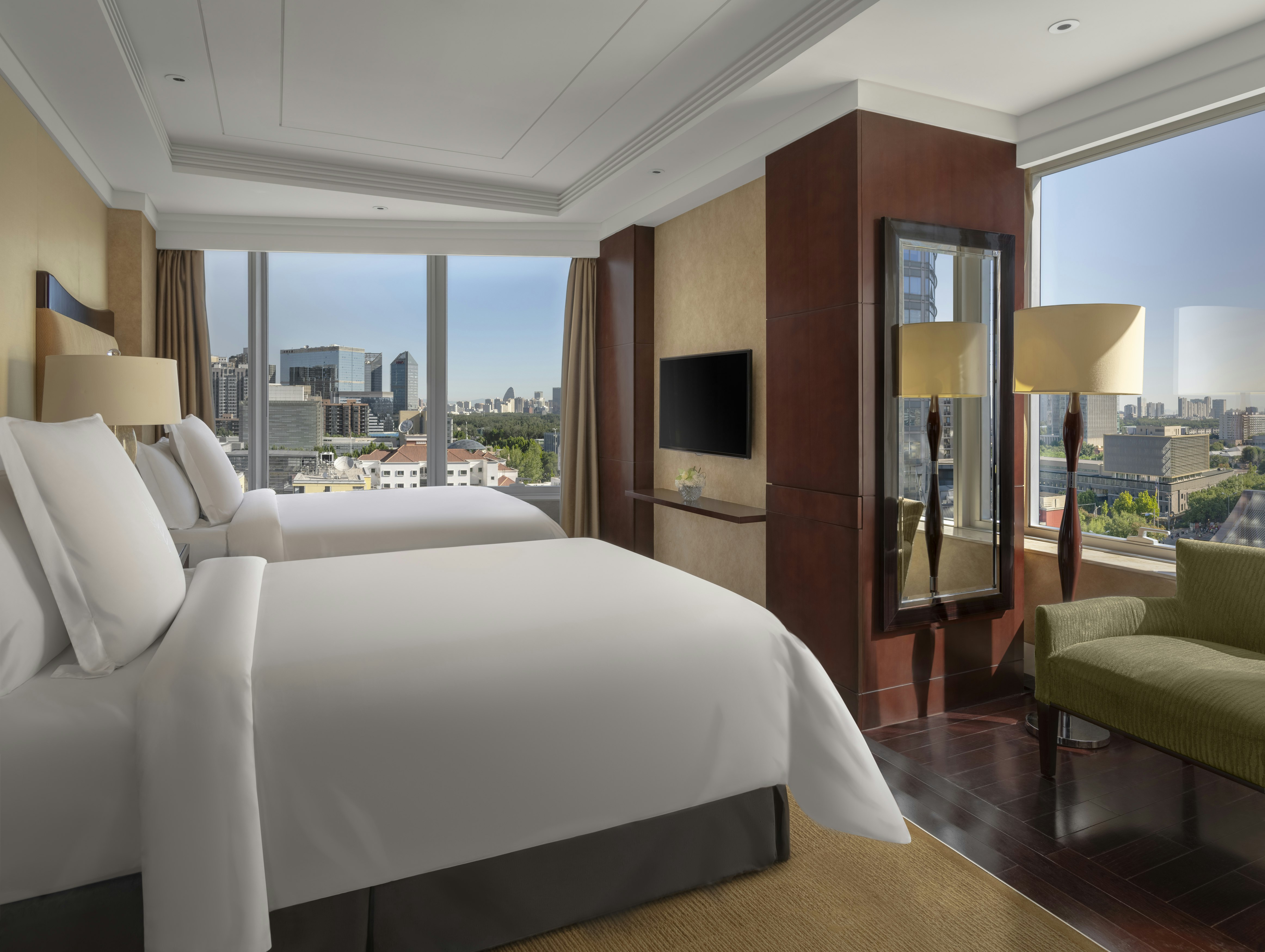Ambassador, Suite, Twin Beds, City View