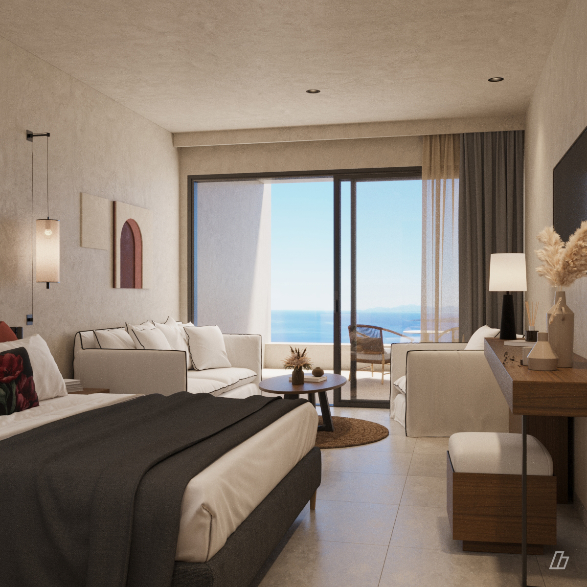 JUNIOR SUITE, SEA VIEW, SWIM UP POOL