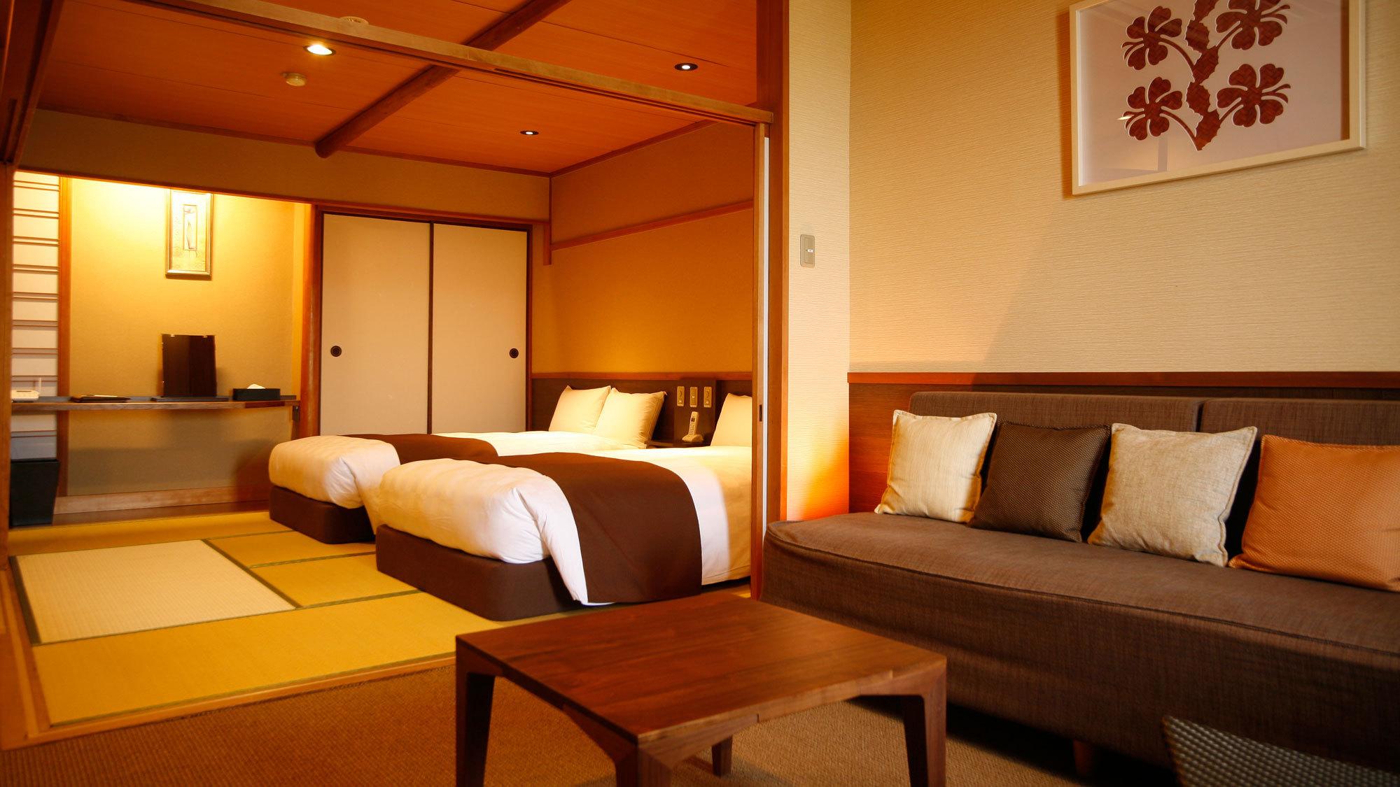 Type F, Deluxe, Twin Beds