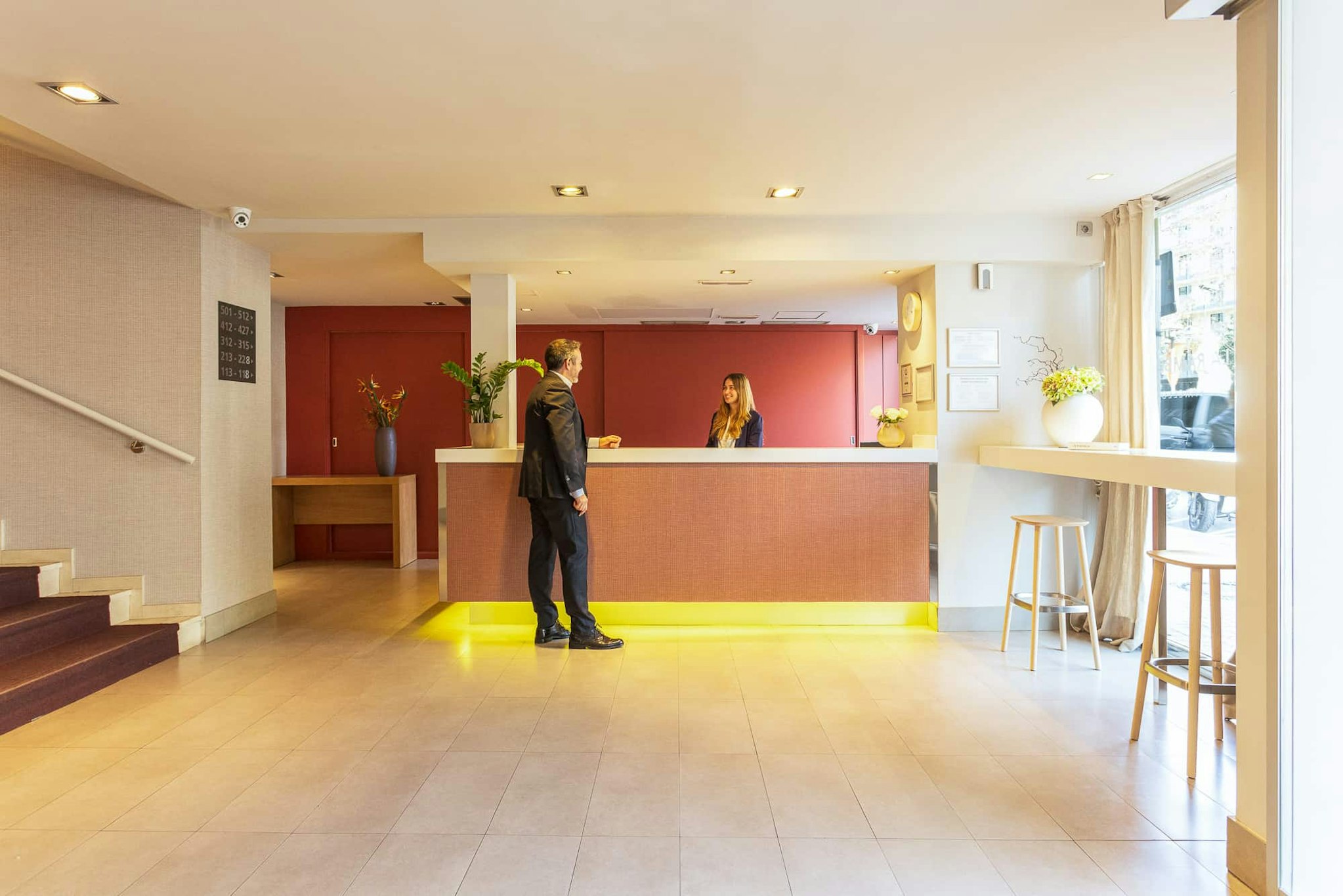 Lobby at Hotel Arc La Rambla, BARCELONA