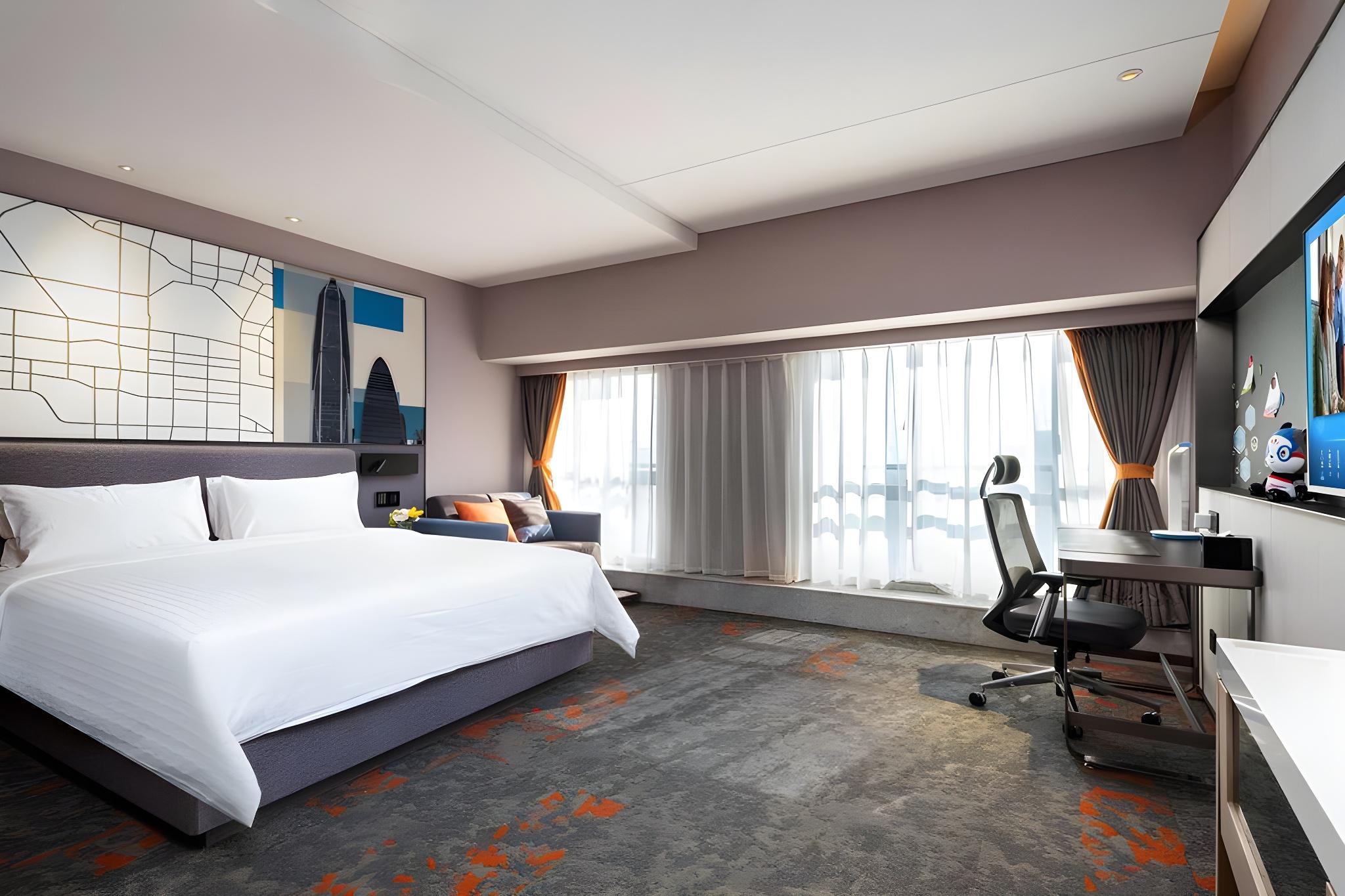 غرفة سوبيريور ديلوكس بسرير كينج وسرير كوين، Hampton by Hilton Shenzhen Dongmen 2/2