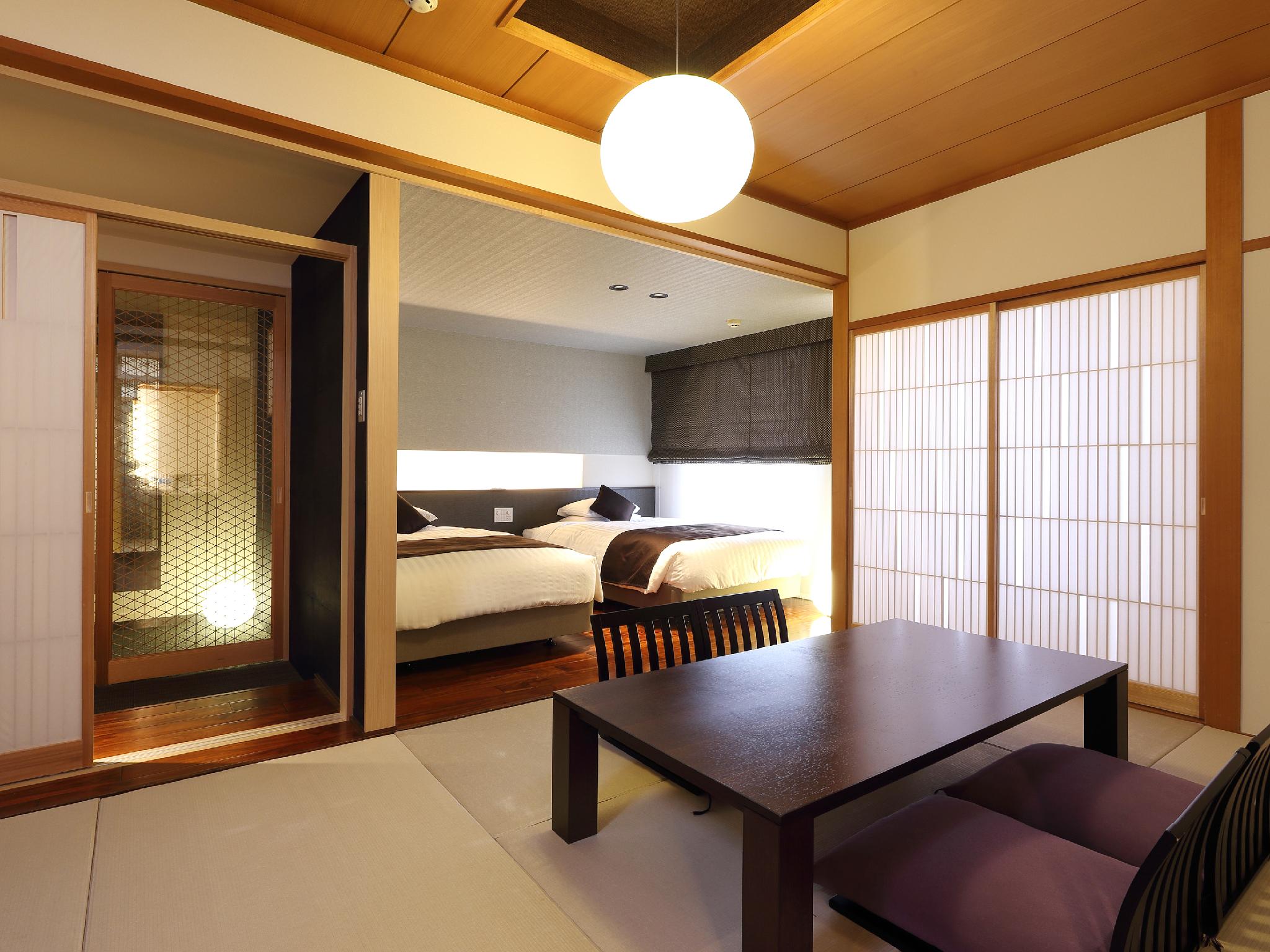 Japanese Western, Semi Room, Superior, 2 Semi Double Beds, 3 Futon Beds