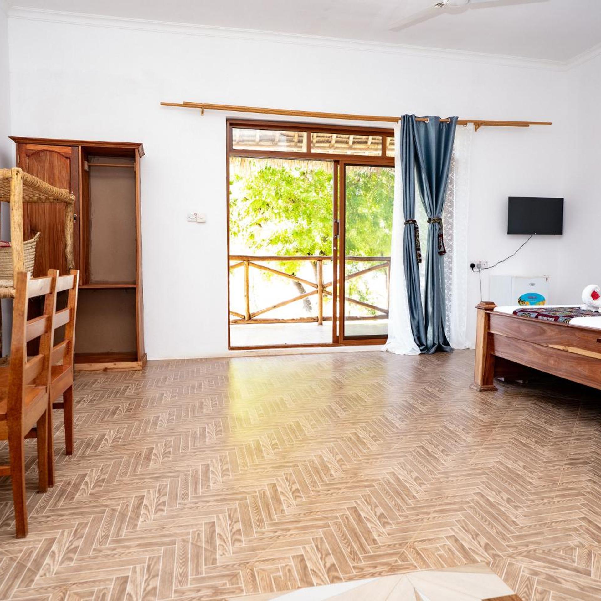 غرفة بسرير مزدوج بإطلالة على البحر، Bella Vista Resort Zanzibar 8/10