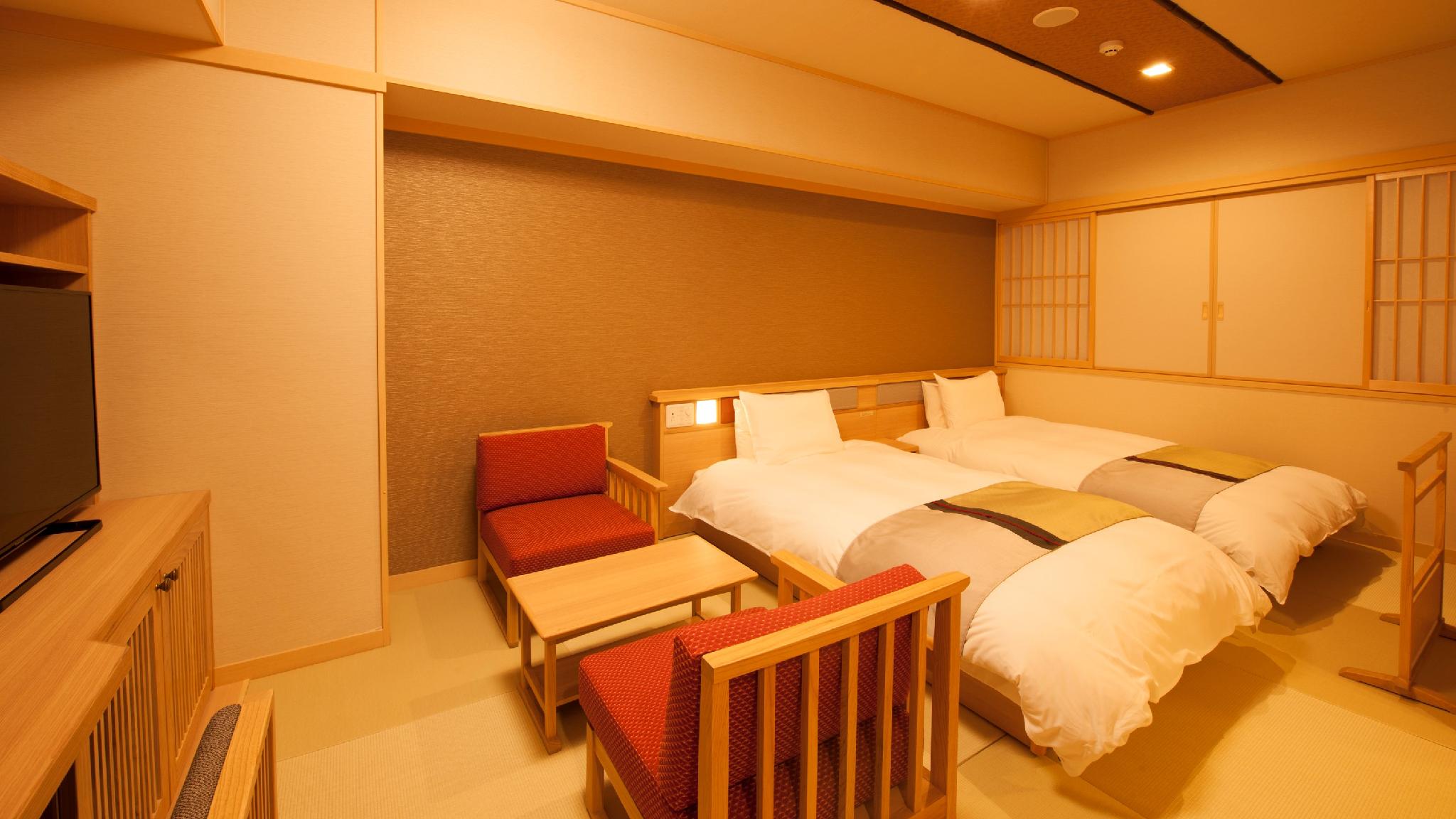 Japanese, Modern, Moderate, 2 Double Beds
