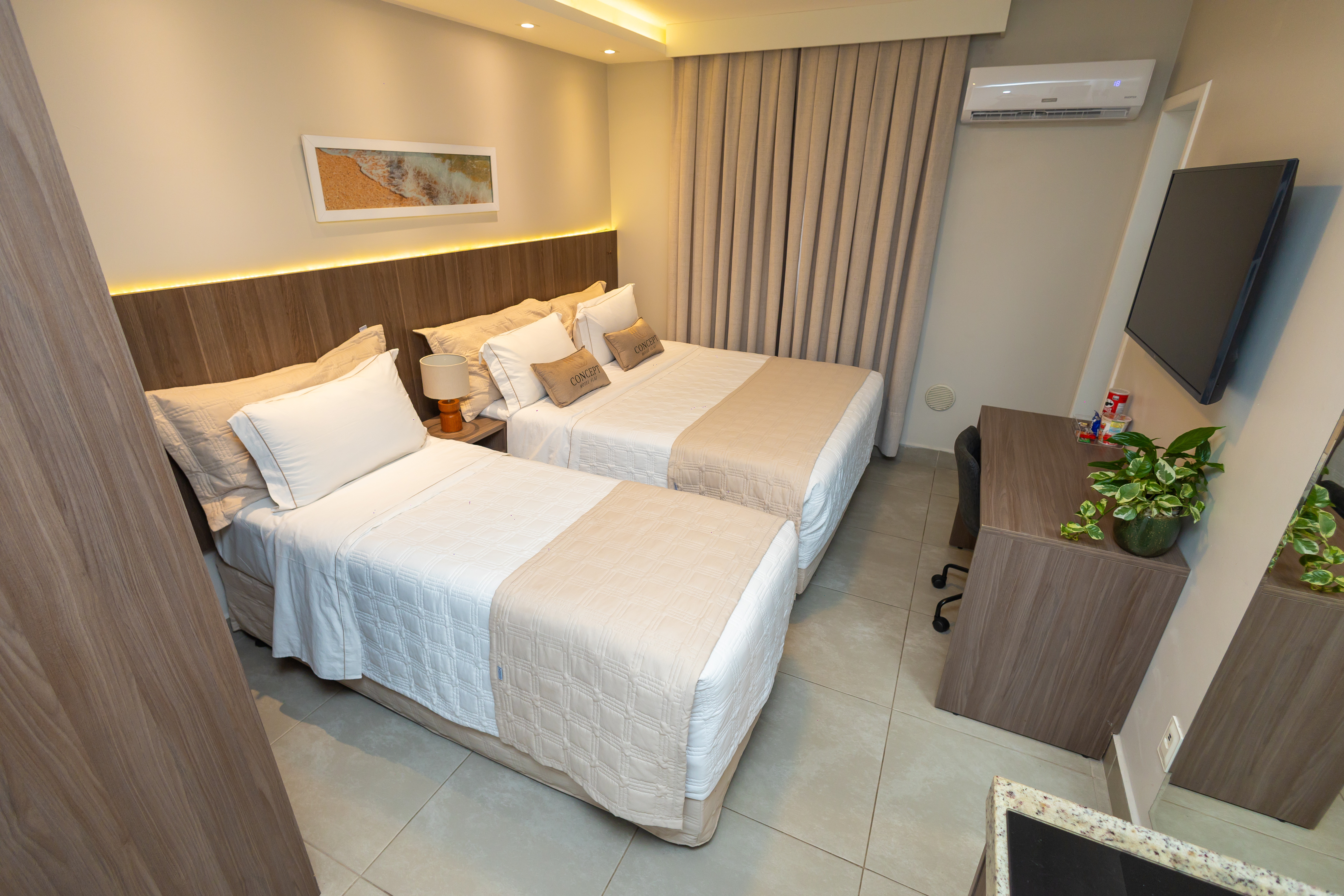 غرفة قياسية ثلاثية، Concept Hotel Flat 4/10