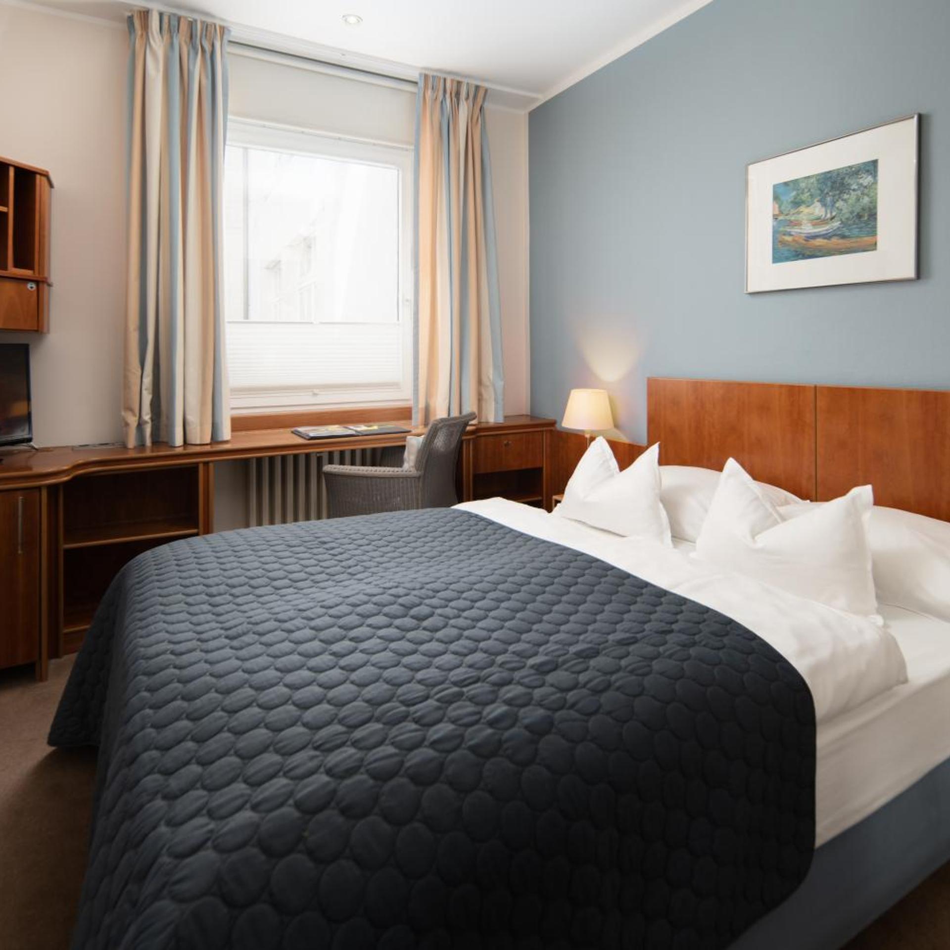 غرفة بسرير مزدوج، Baseler Hof Hotel 3/10