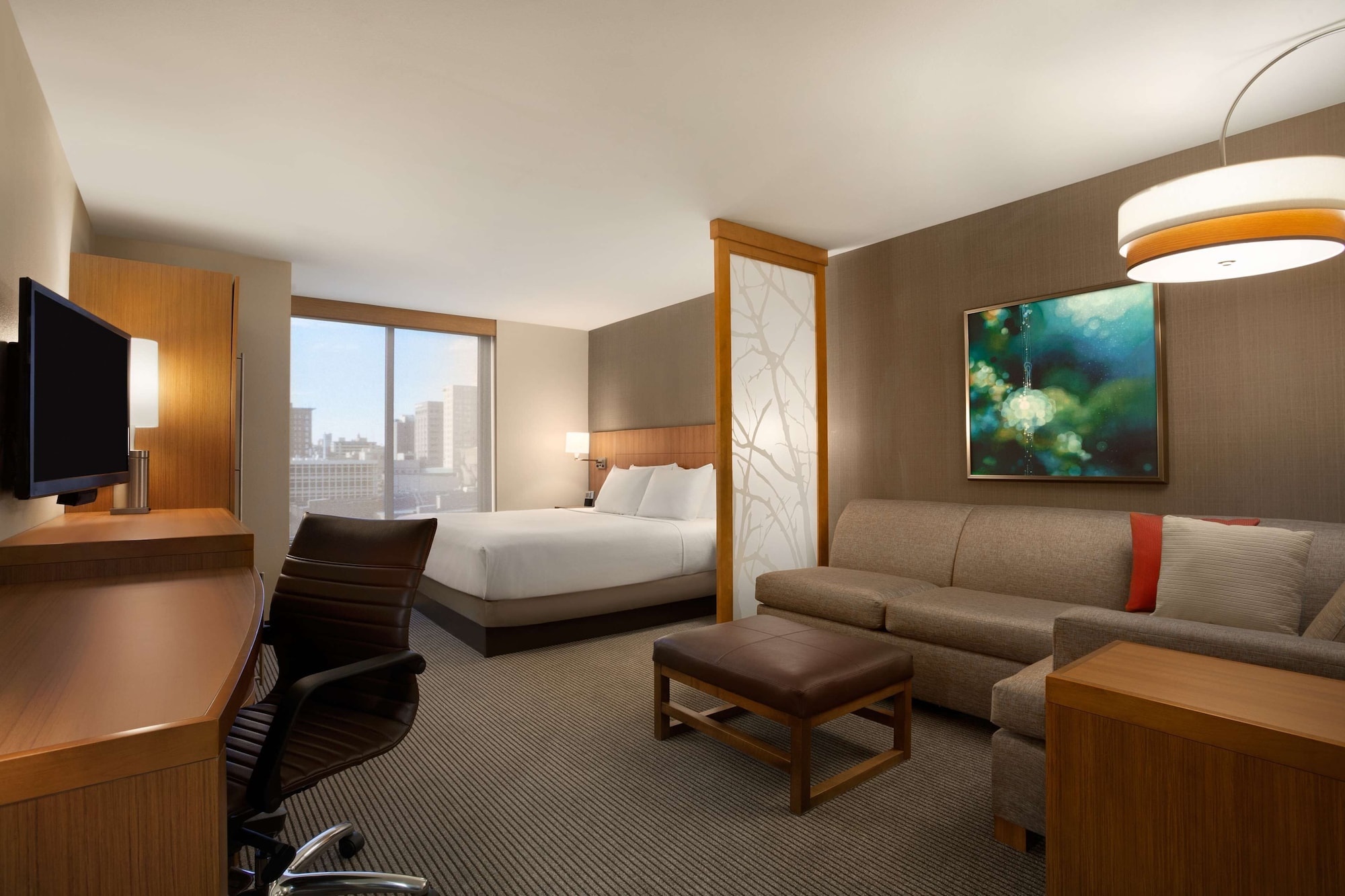 غرفة بسرير كينج لذوي الإعاقة، Hyatt Place Omaha/Downtown-Old Market 3/5