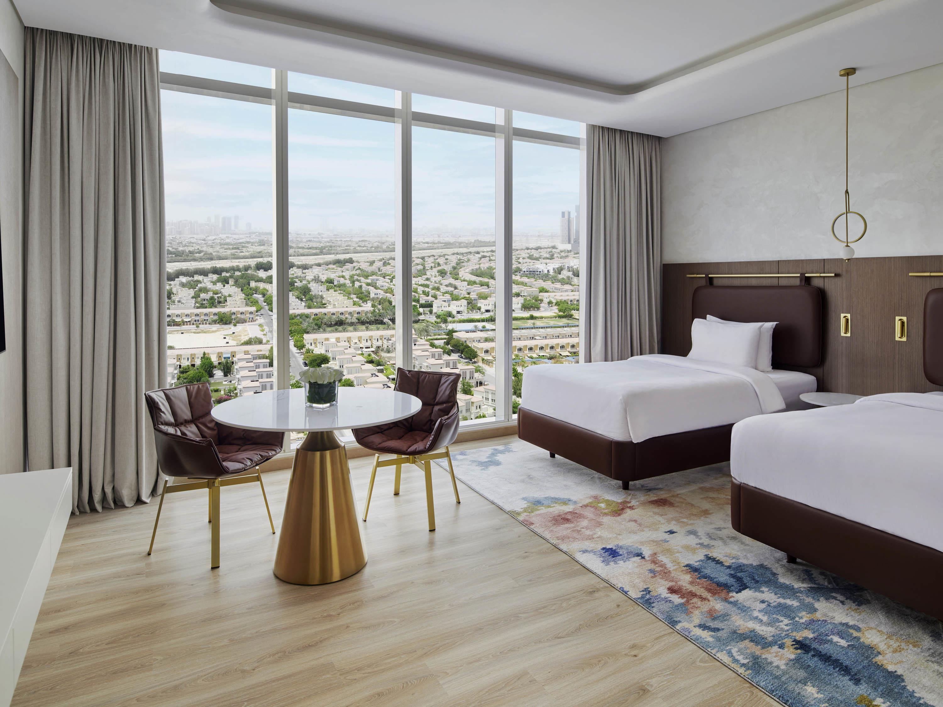 DELUXE, TWIN BEDS, PANORAMIC, CITY VIEW
