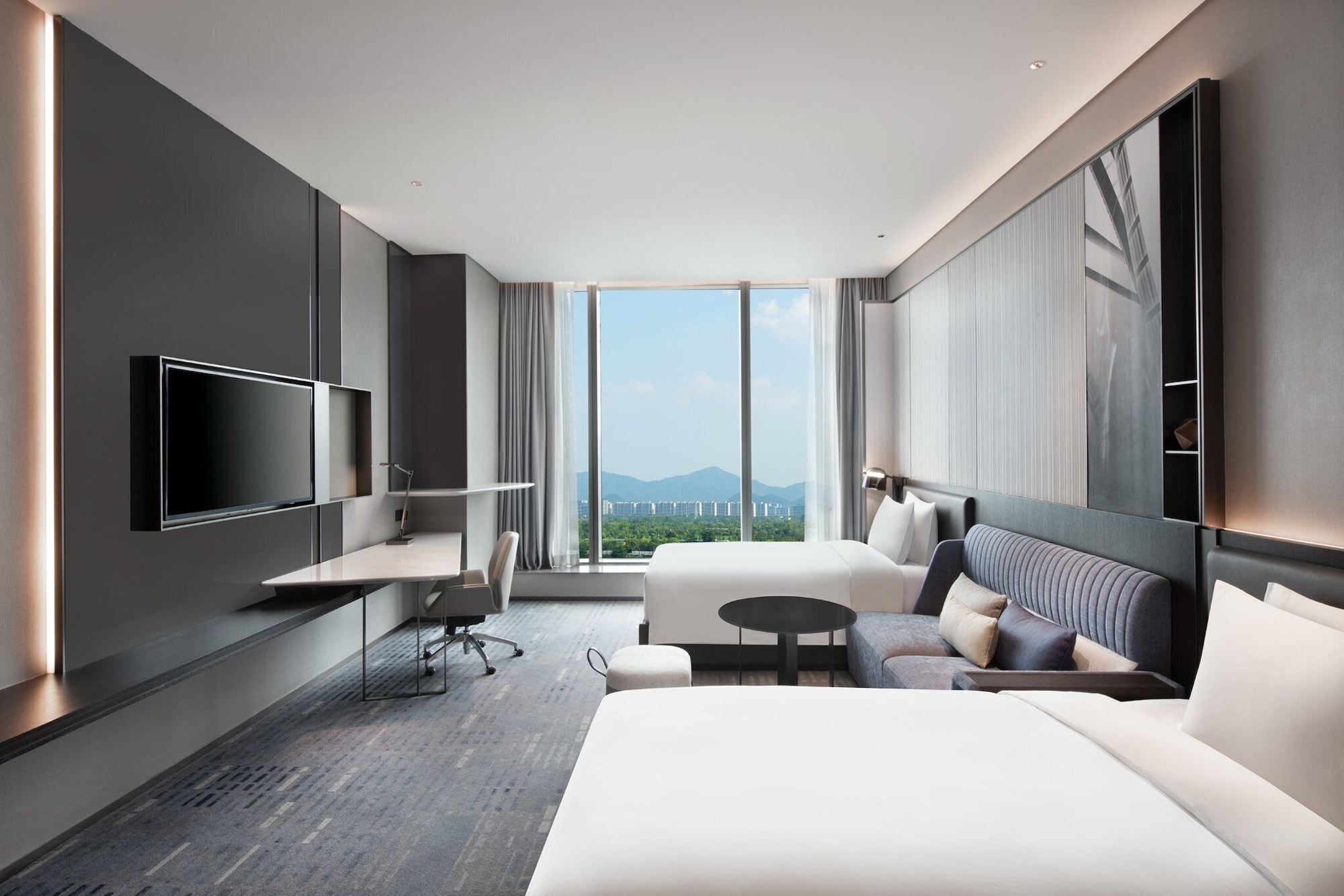 غرفة بريميوم بسرير فردي، Crowne Plaza Hangzhou Science City 4/5
