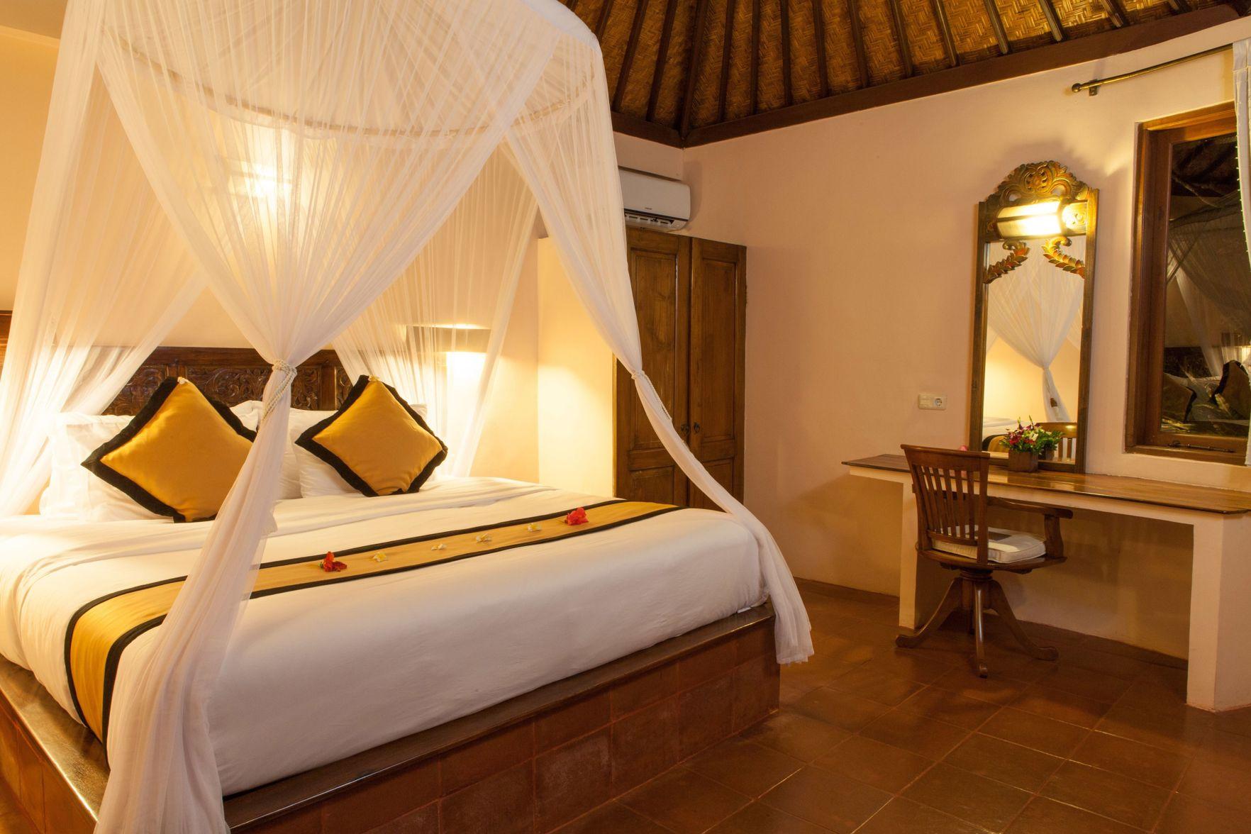 فيلا أساسية بسرير كينج بإطلالة على المسبح بغرفة نوم واحدة بمسبح خاص