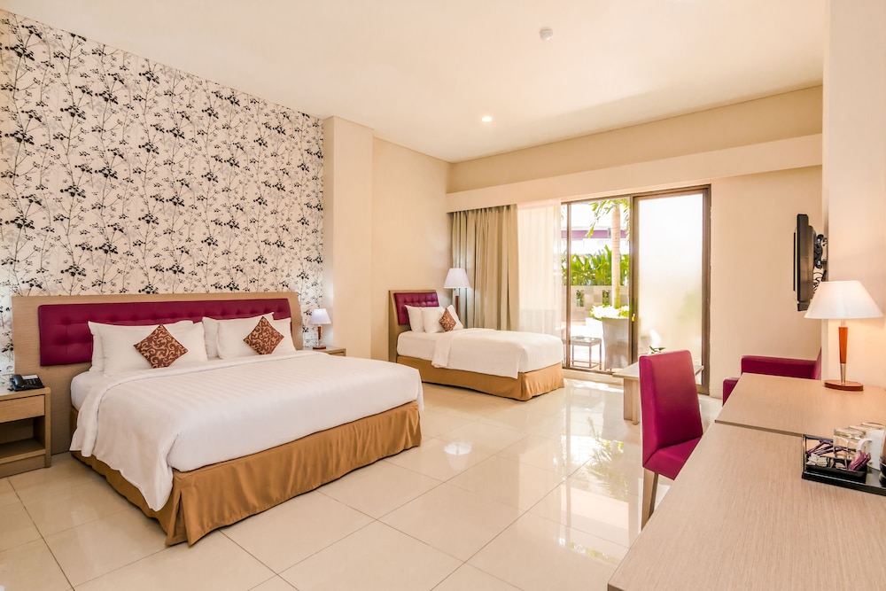 استوديو ثلاثي بثلاثة أسرّة، Kuta Central Park Hotel 3/10