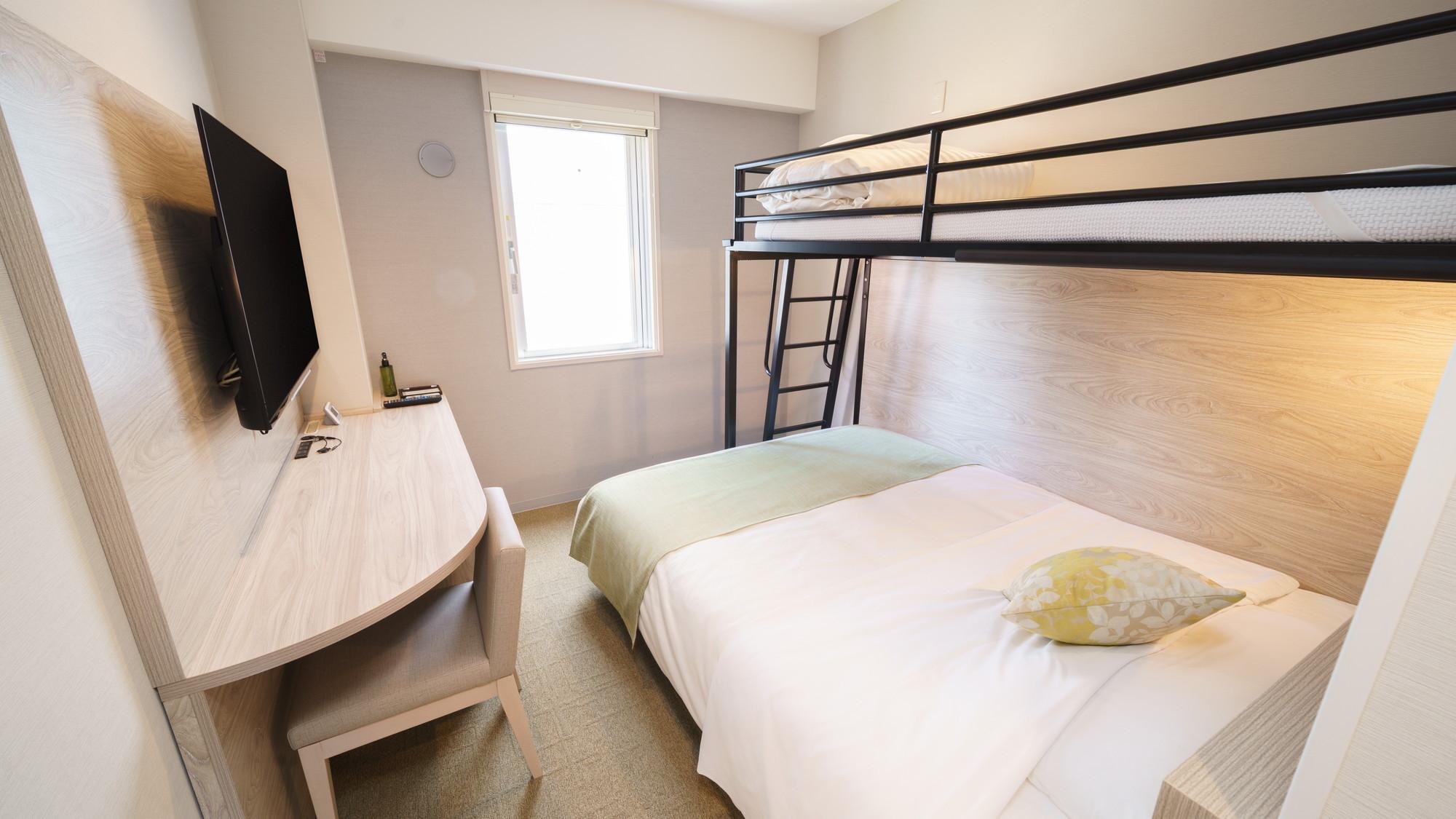 Room, Double or Single Bed, Bunk Bed