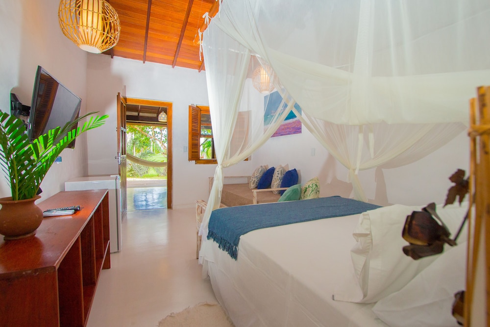 غرفة بسرير مزدوج بإطلالة على البحر، Rio Da Barra Villa Hotel 1/2