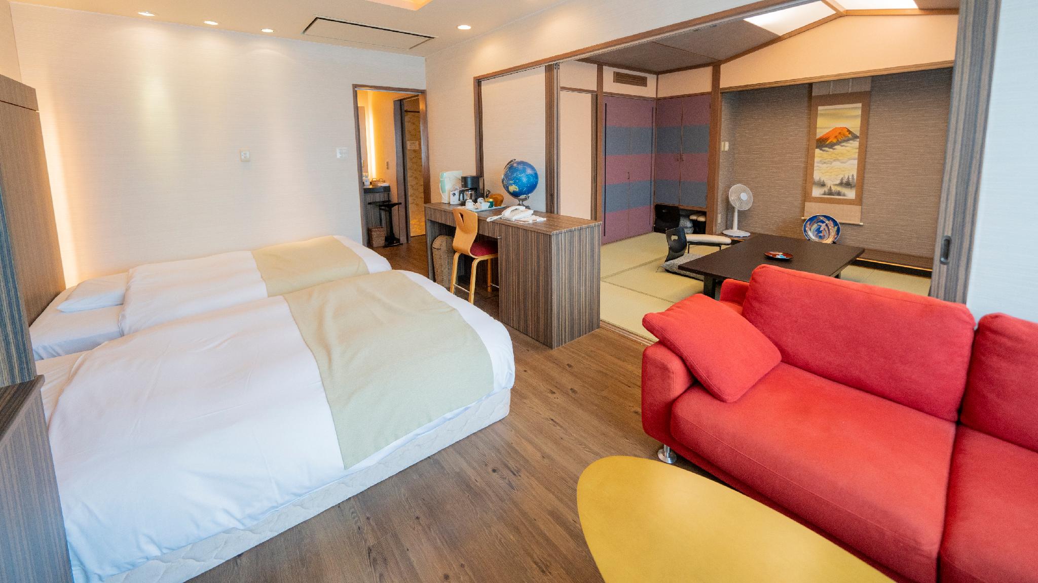 Japanese Western, Special, Concept, Twin Beds, Tatami
