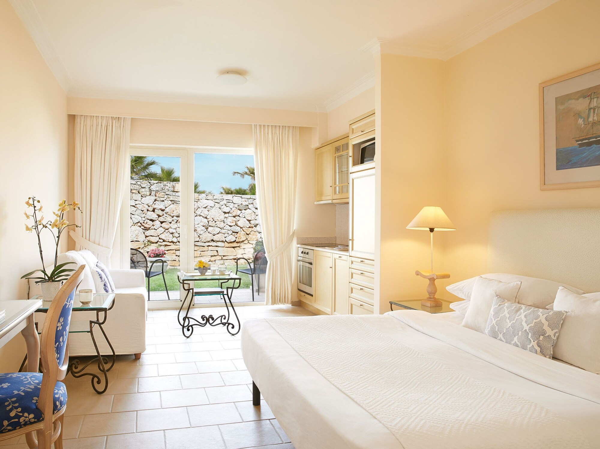 Marina, Studio, House, King Bed, Garden View, Sofa