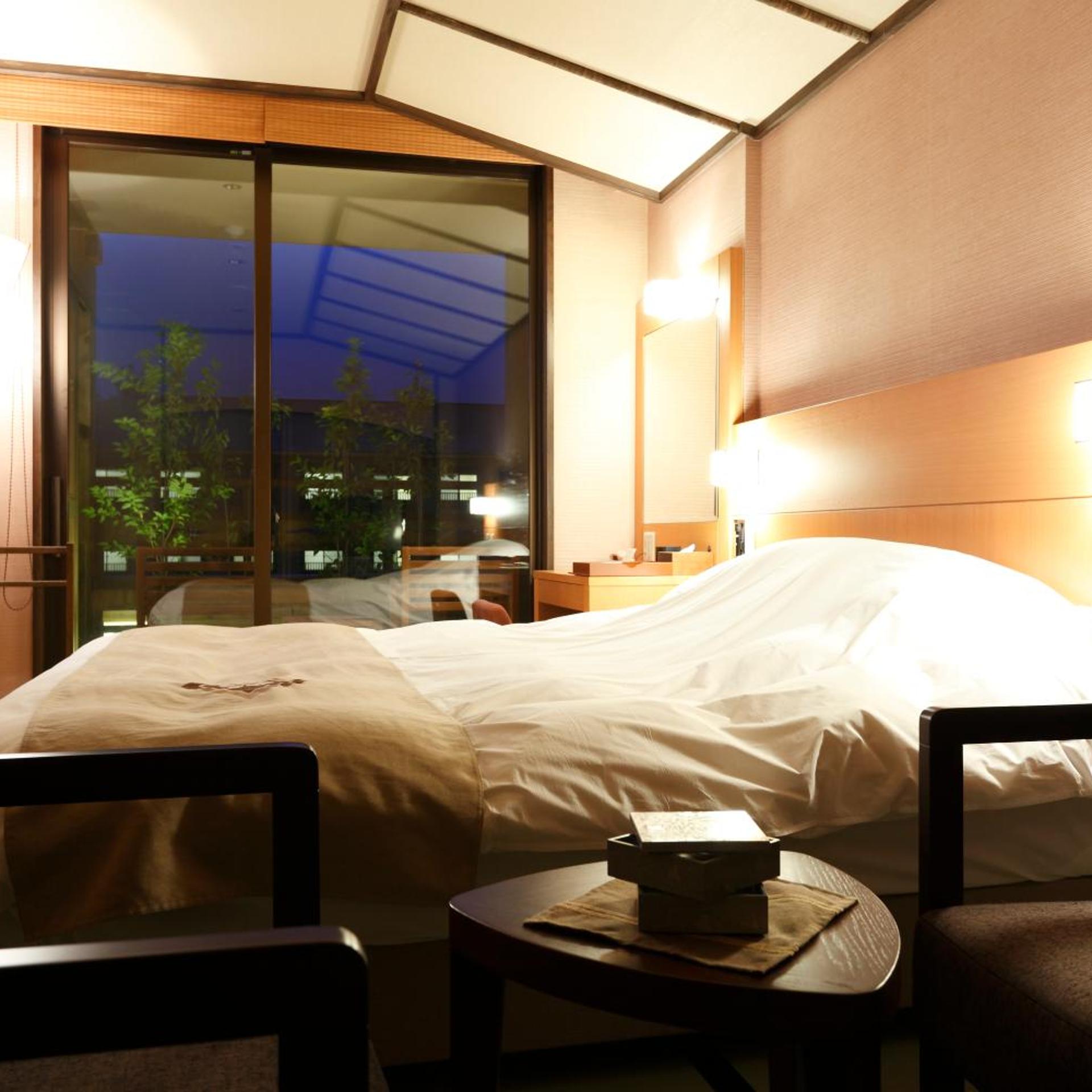 Deluxe, Double Bed, Outdoor Bath, Tatami
