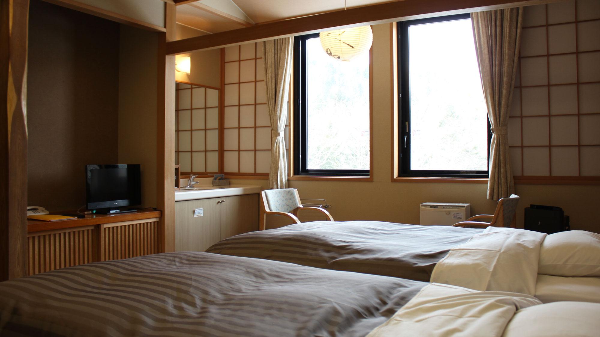 Japanese, Forest, Standard, Twin Beds, Tatami