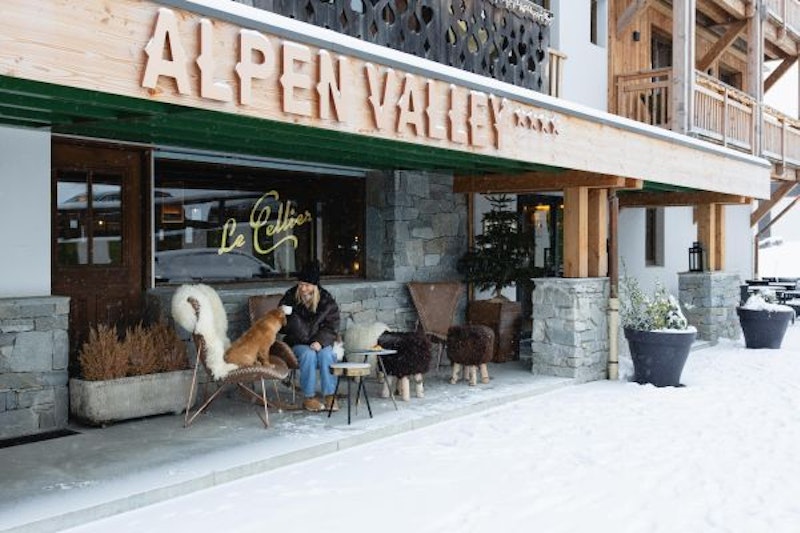 Lobby at Chalet Hotel Alpen Valley, Combloux