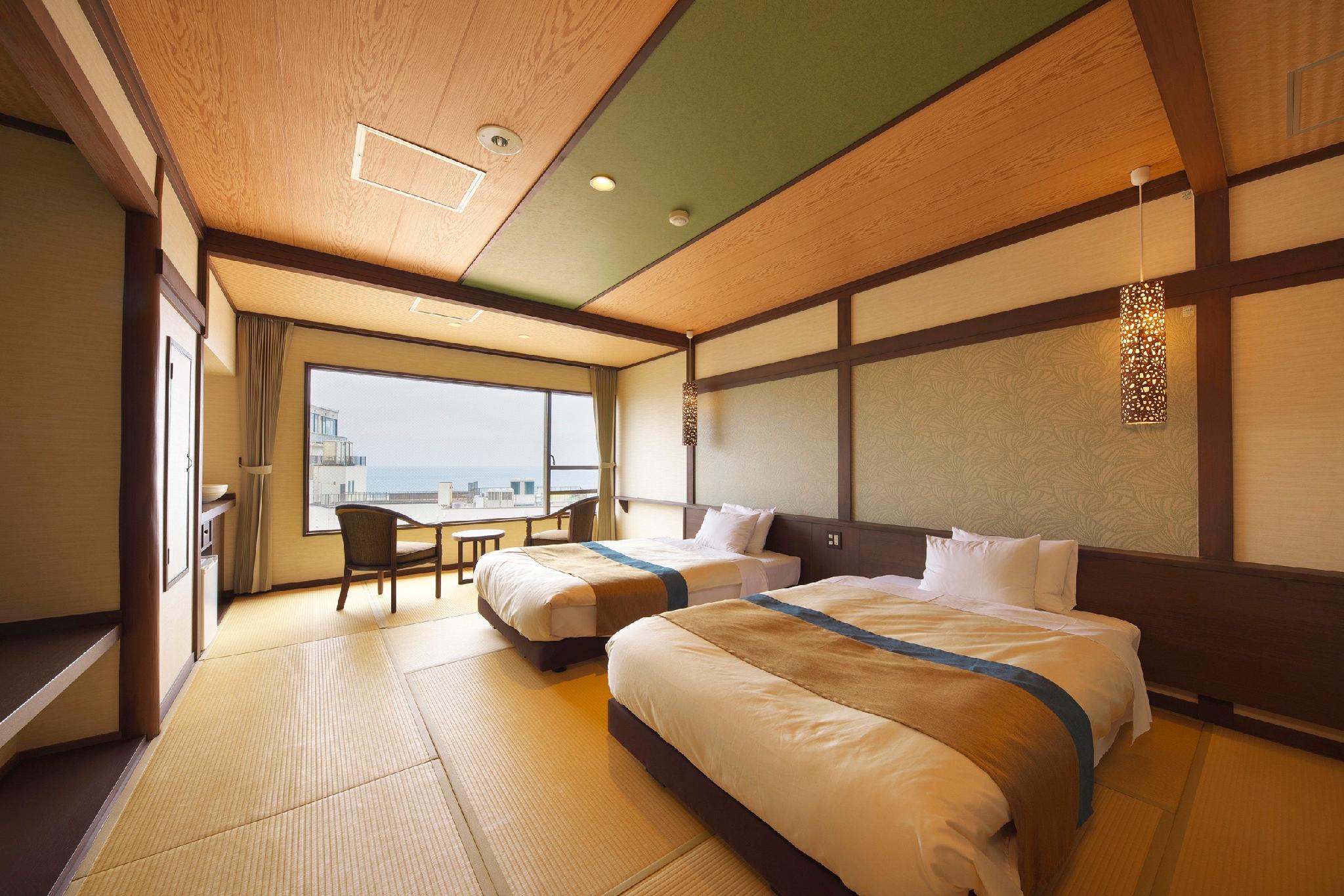 Japanese, Modern, Twin Beds