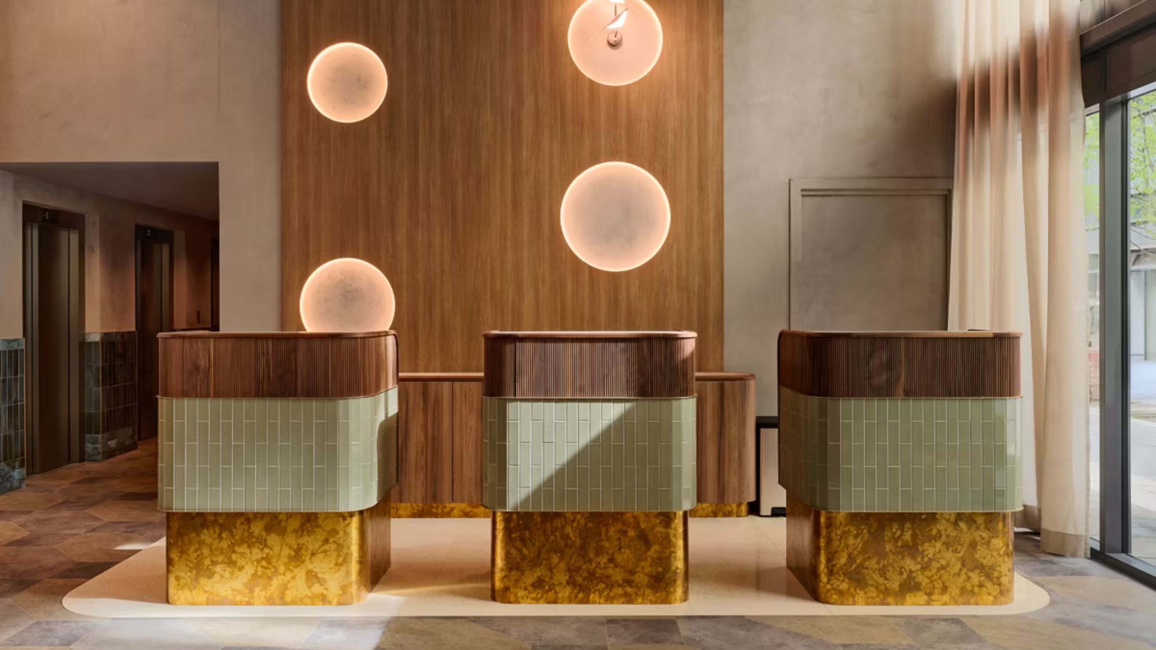 Lobby at D8 Hotel, BUDAPEST