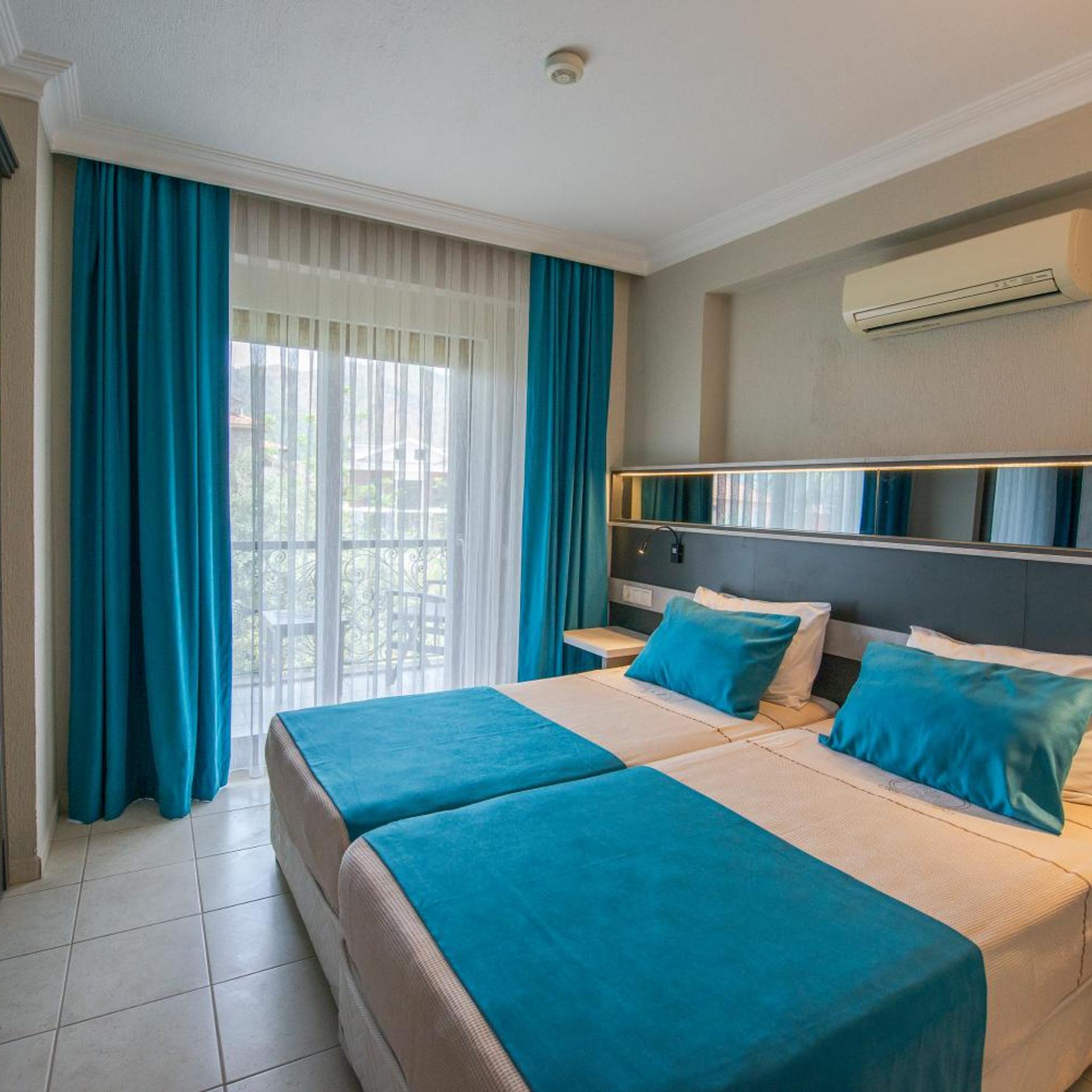 غرفة قياسية بسرير مزدوج أو سريرين منفصلين، Göcek Arion Hotel 2/10