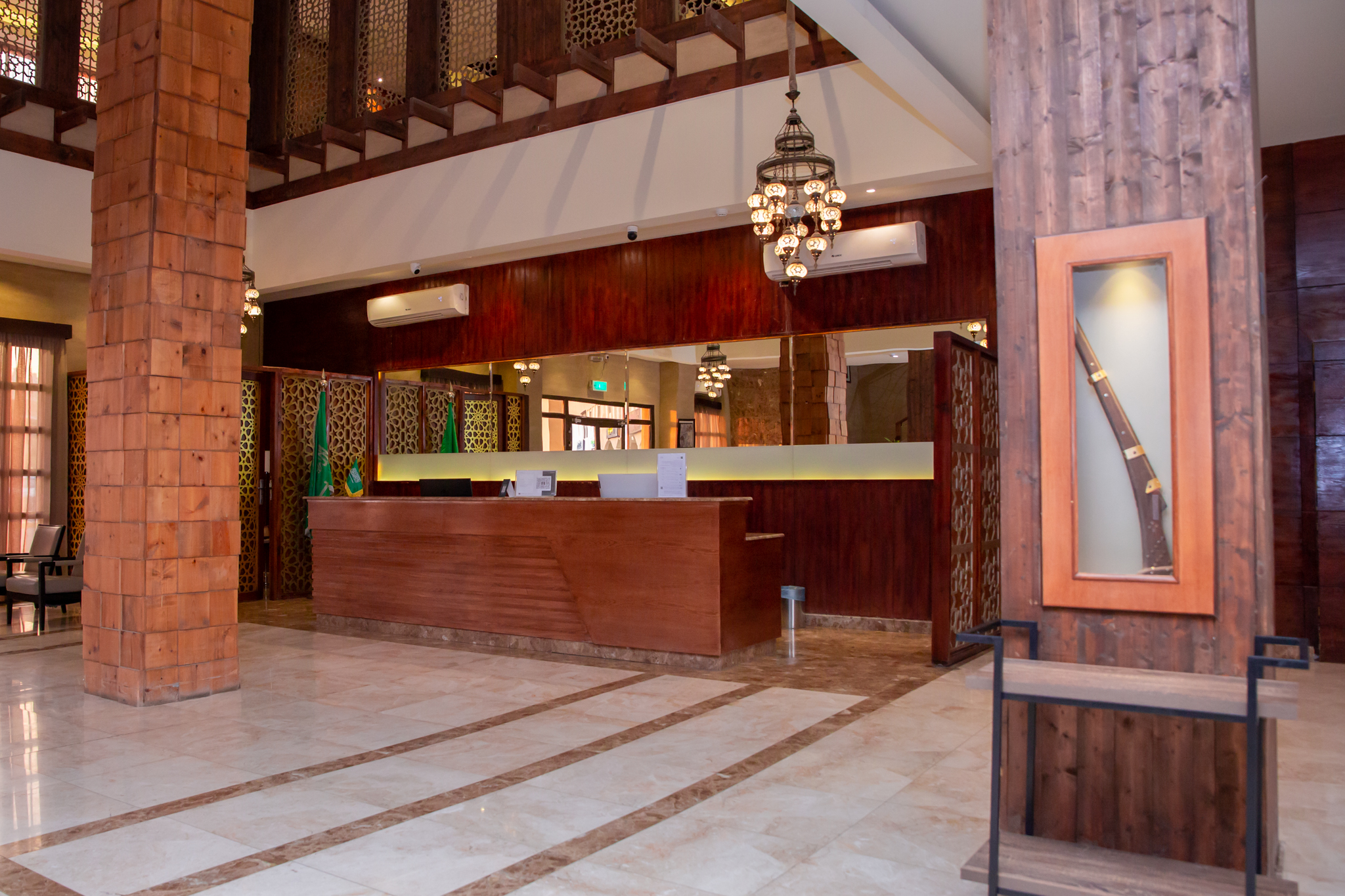 Lobby at Al Diyafa Hotel, HOFUF