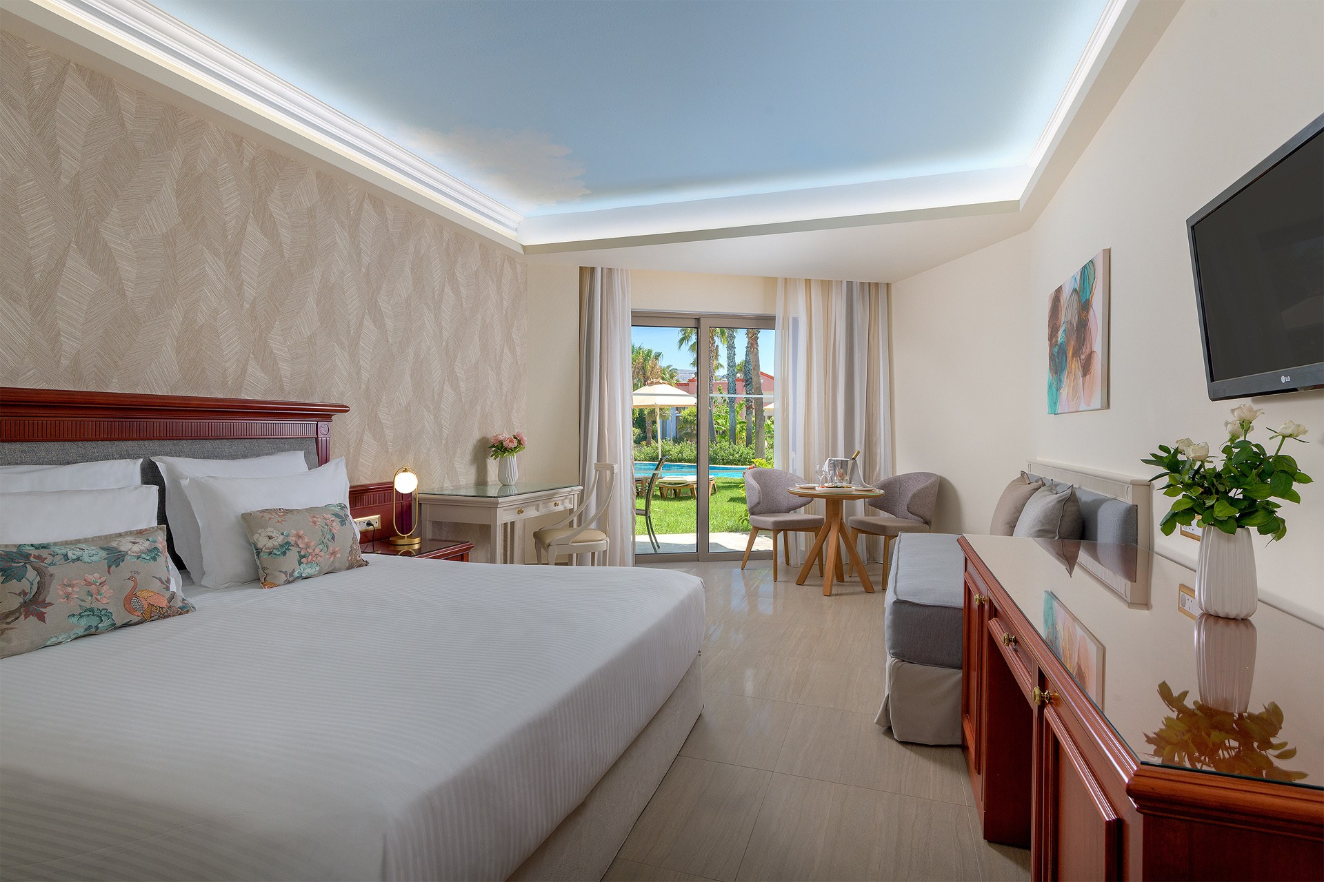 Room, Double Bed, Pool or Garden Access