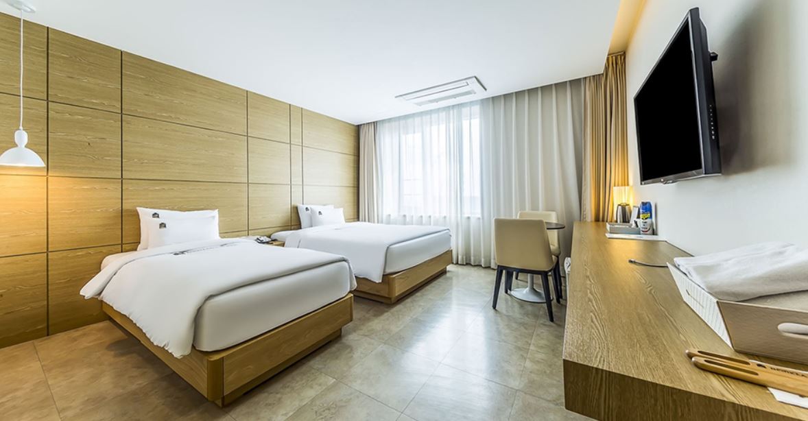 غرفة ديلوكس بسريرين منفصلين، Benikea The Bliss Hotel 2/3