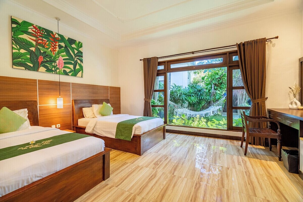 جناح ديلوكس بسرير مزدوج وسريرين منفصلين، Gracia Bali Villas & Apartment 3/10