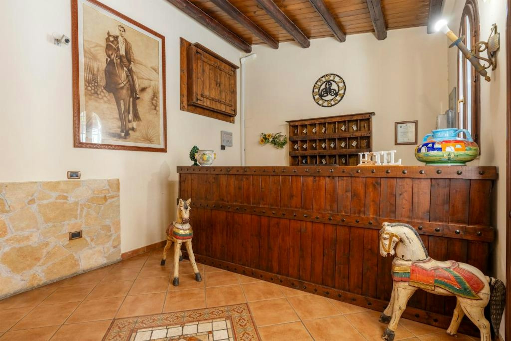 Lobby at Hotel Castello Di Giuliano, Montelepre