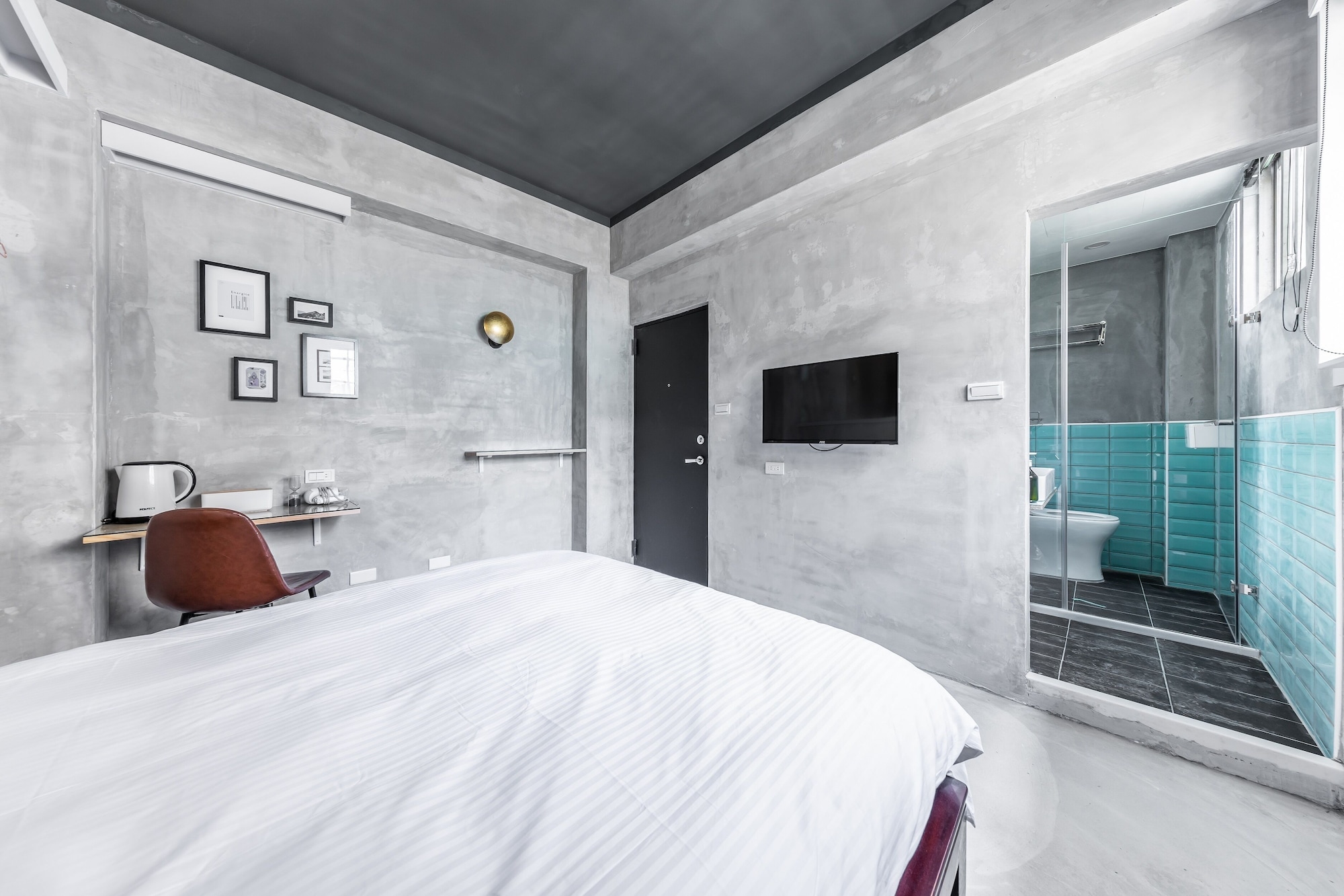 غرفة قياسية بسرير مزدوج، H& Jiufen The Ocean Theory BnB 2/10