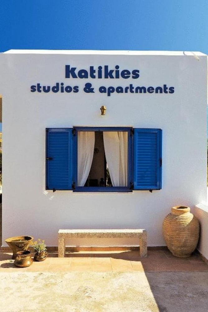 Lobby at Katikies Studios & Apartments, Lardos