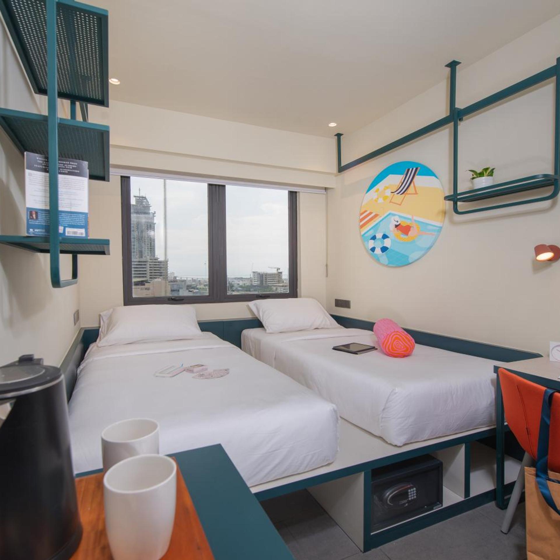 Side by Side, Studio, Twin Beds، lyf Cebu City 2/7