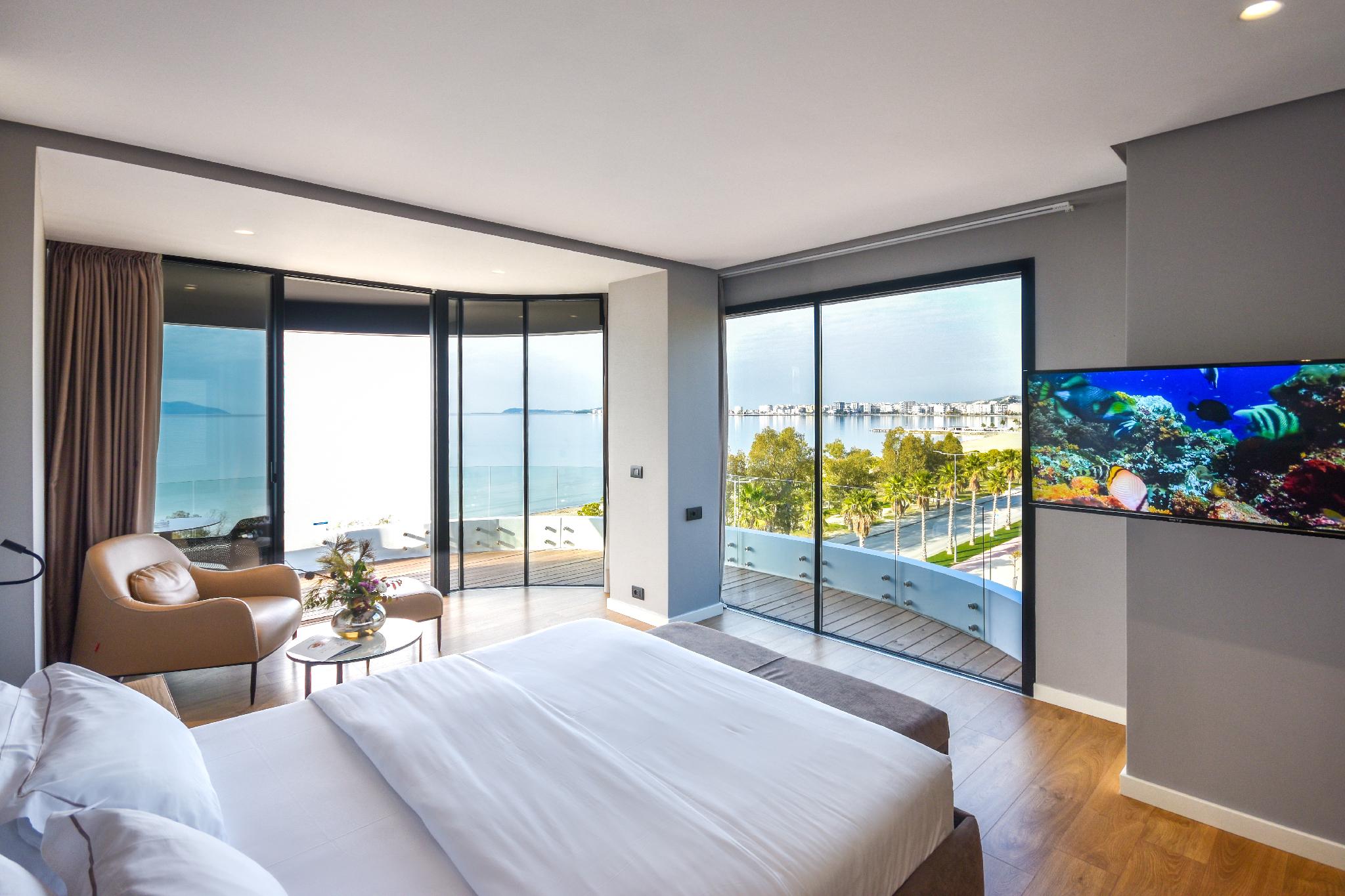 Room, Double Bed, Sea View, Balcony