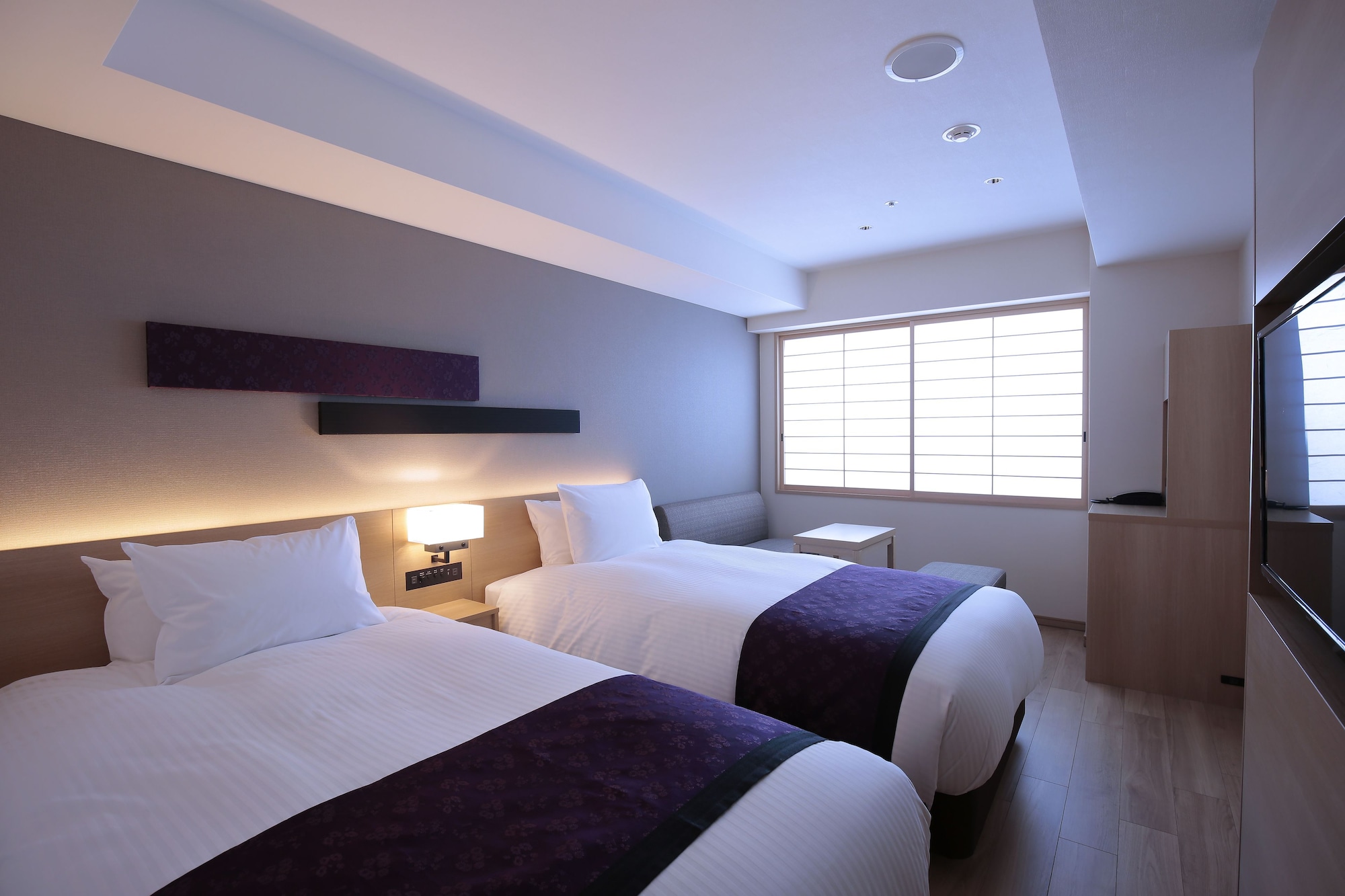 INTERGATE, TWIN BEDS, SHINMACHI VIEW, LOUNGE ACCESS