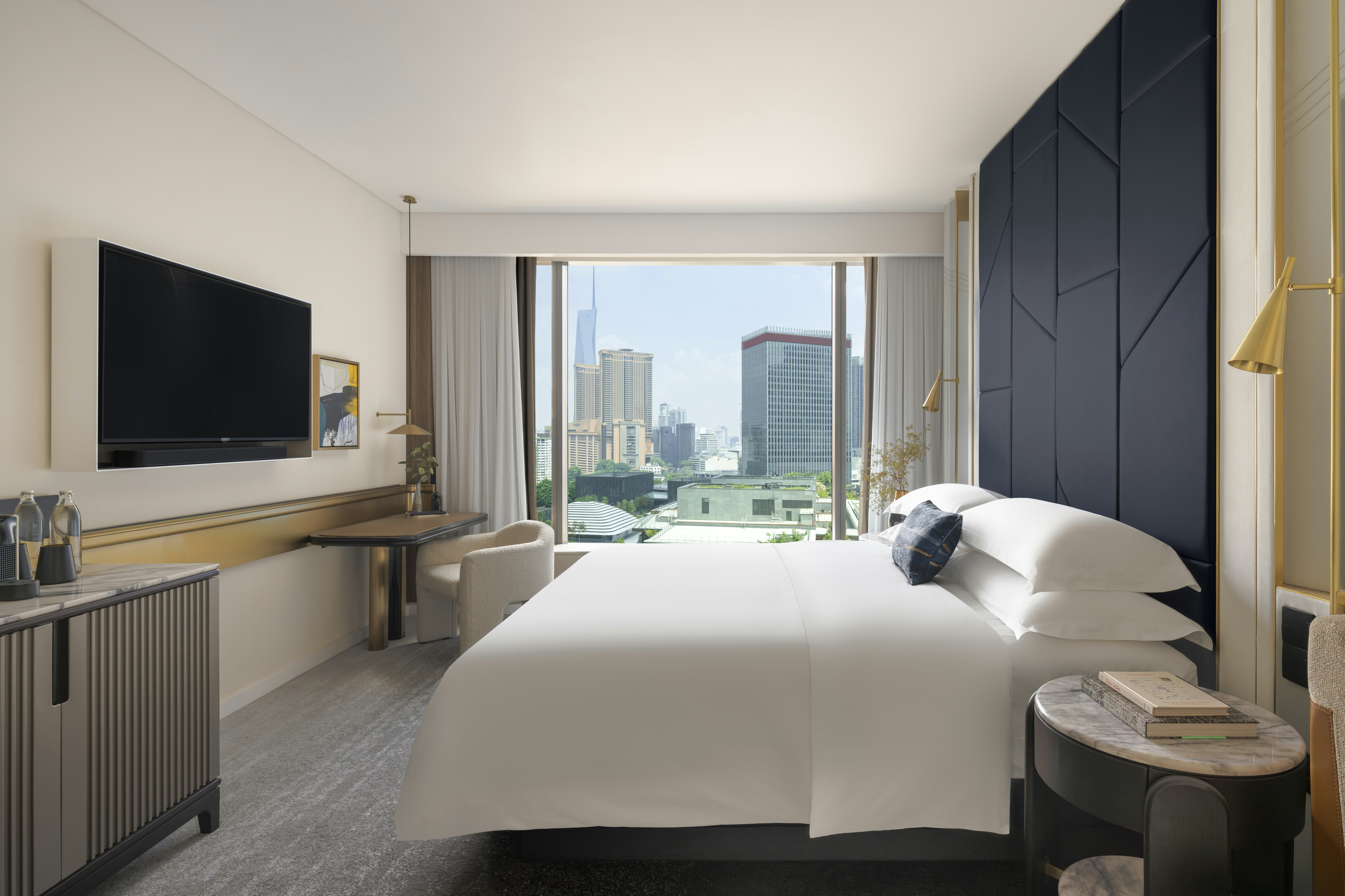 Essential, King Bed, Tower View