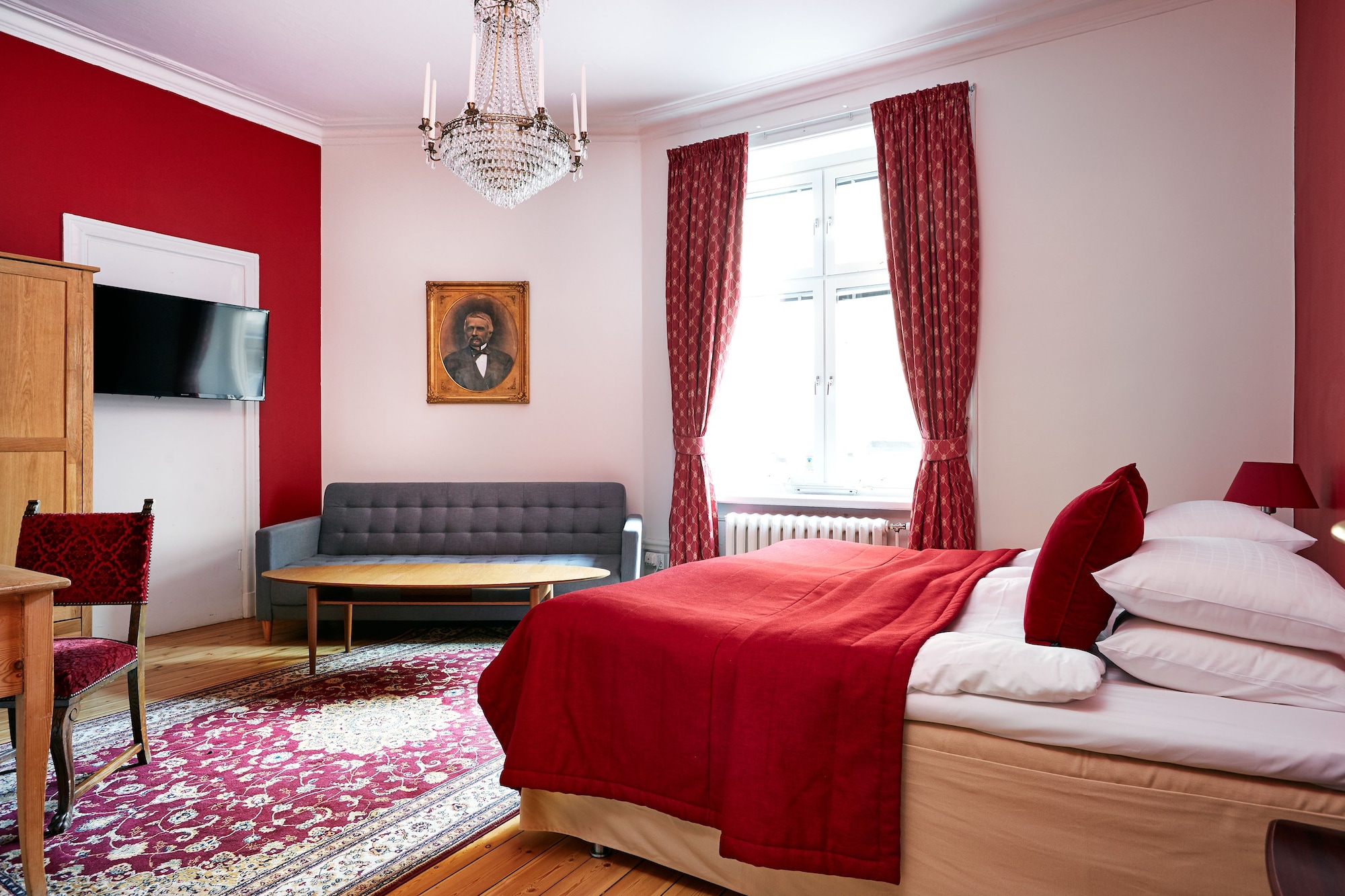 غرفة ثلاثية بسريرين منفصلين بحمام مشترك مع أريكة، Hotel Hornsgatan 7/10
