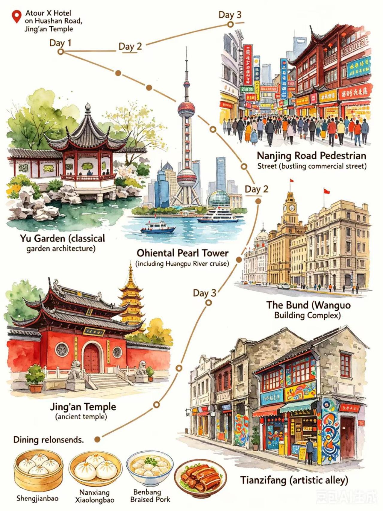 Atour X Hotel (Shanghai Jingan Temple) 59/69