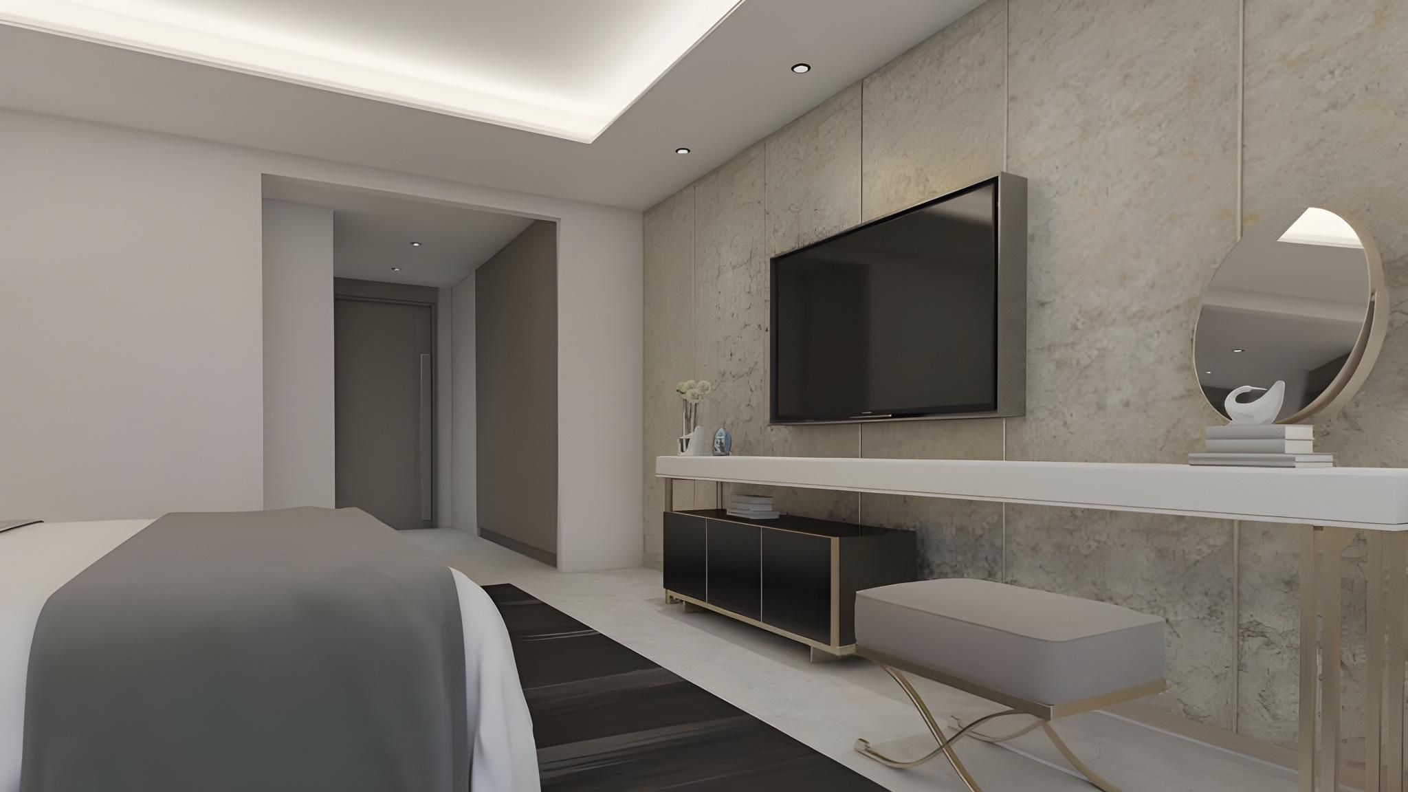 Superior, Single, Twin Beds, Inland View