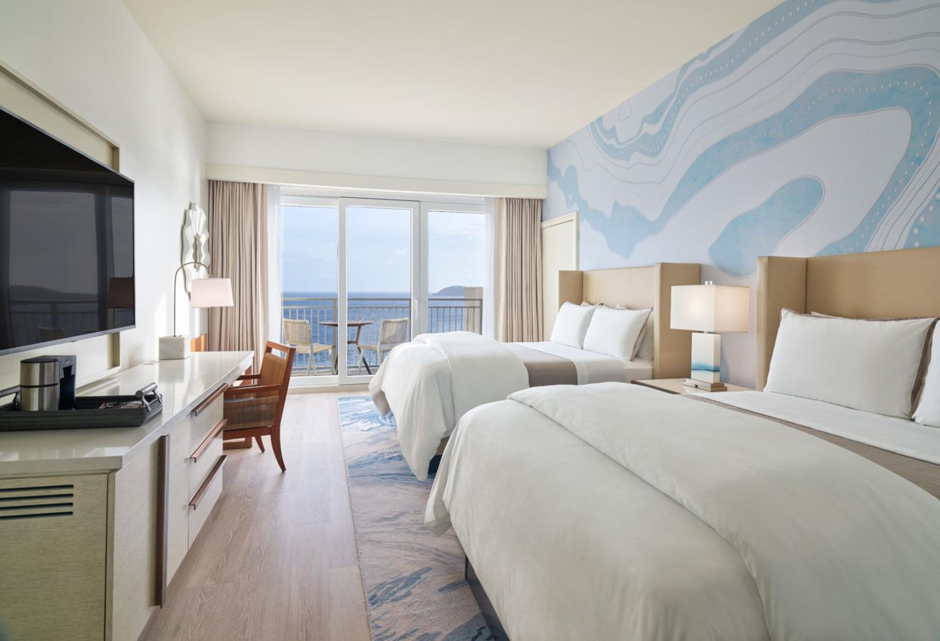 Ocean, Guest Room, 2 Queen Beds, Ocean View, Terrace